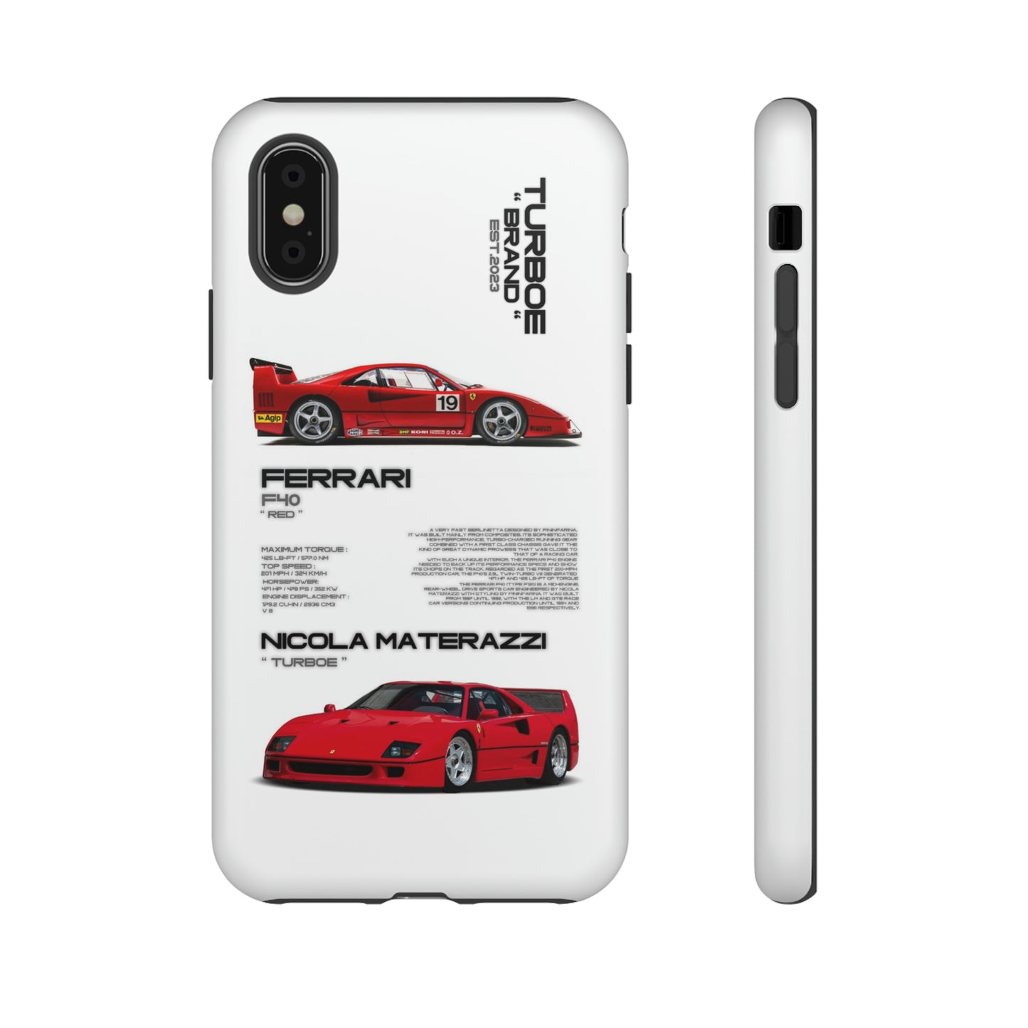 TURBOE FERRARI F40 PHONE CASES