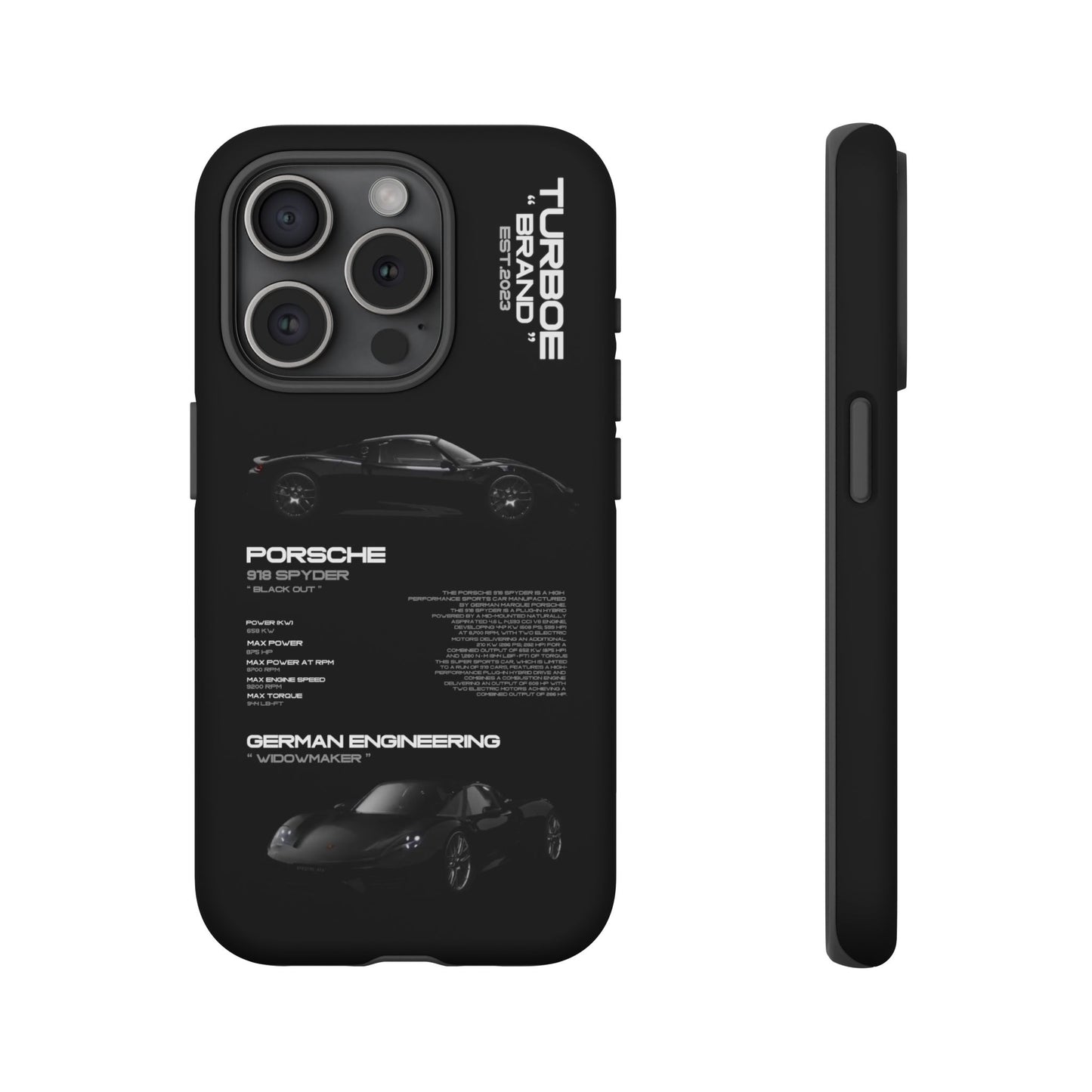 TURBOE PORSCHE SPYDER 918 PHONE CASES