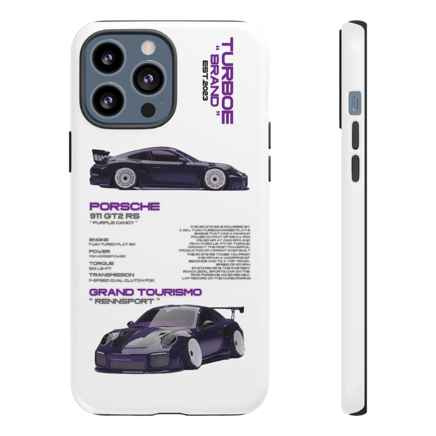 TURBOE PORSCHE GT2 RS PHONE CASES
