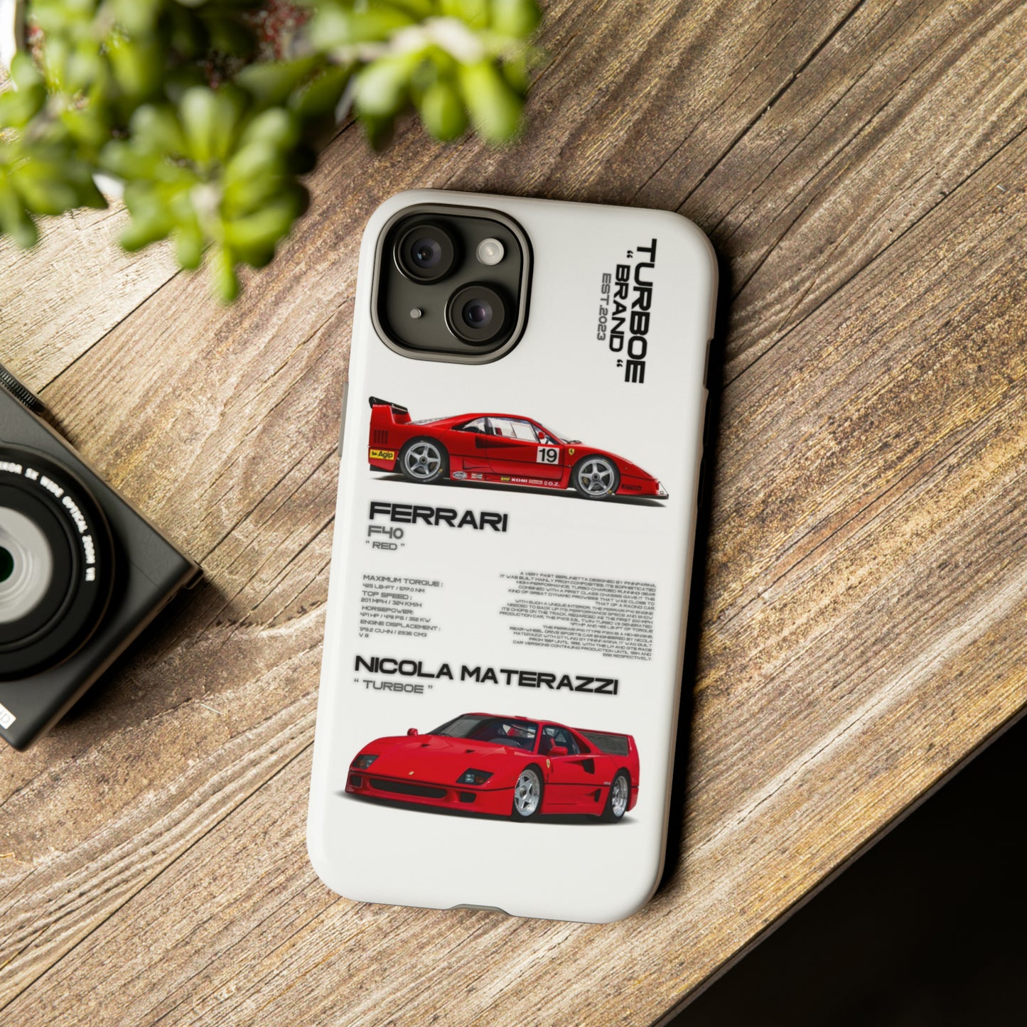 TURBOE FERRARI F40 PHONE CASES