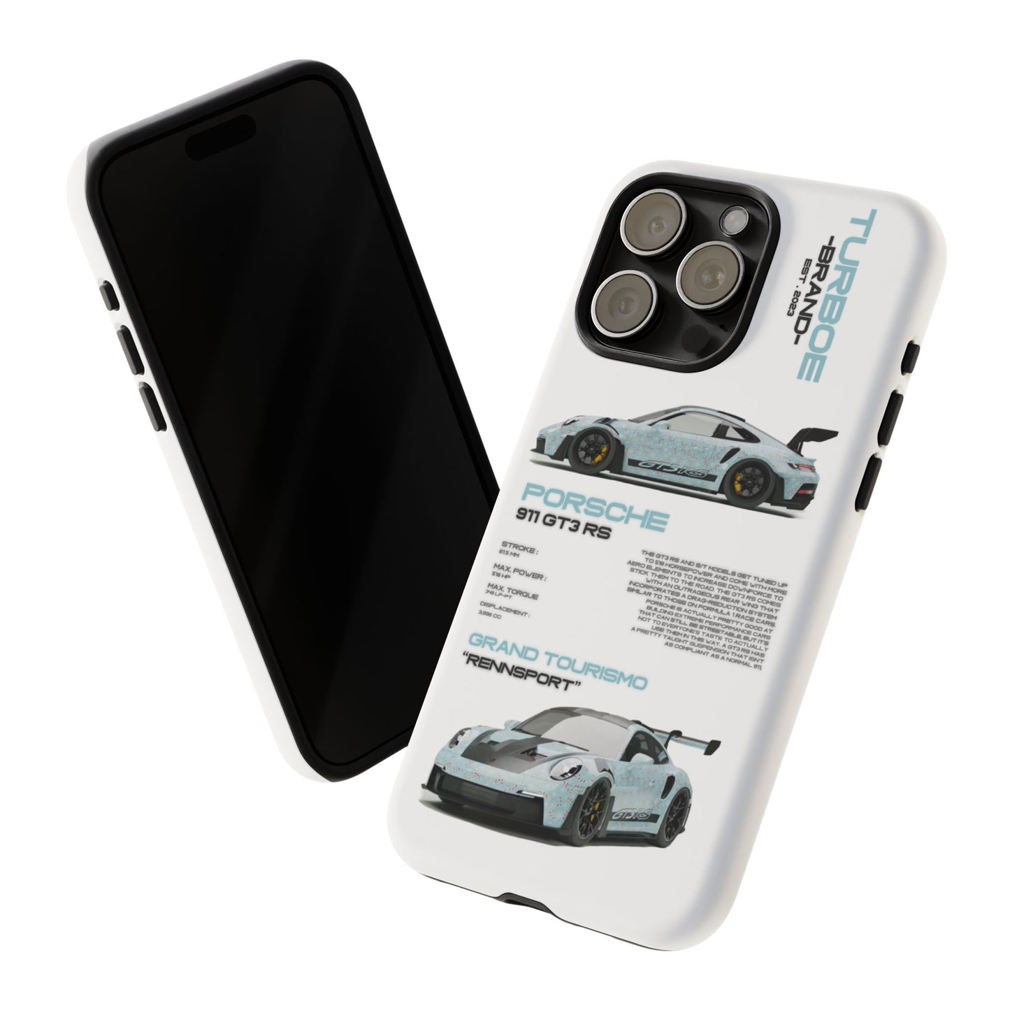 TURBOE PORSCHE GT3 RS PHONE CASES