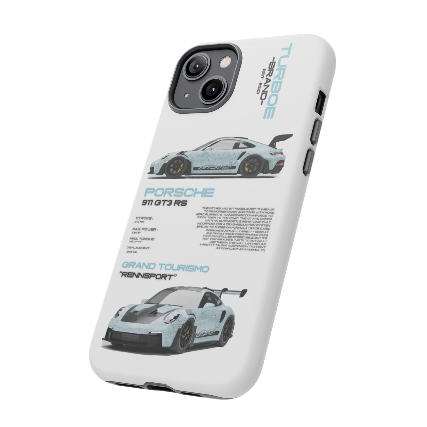 TURBOE PORSCHE GT3 RS PHONE CASES