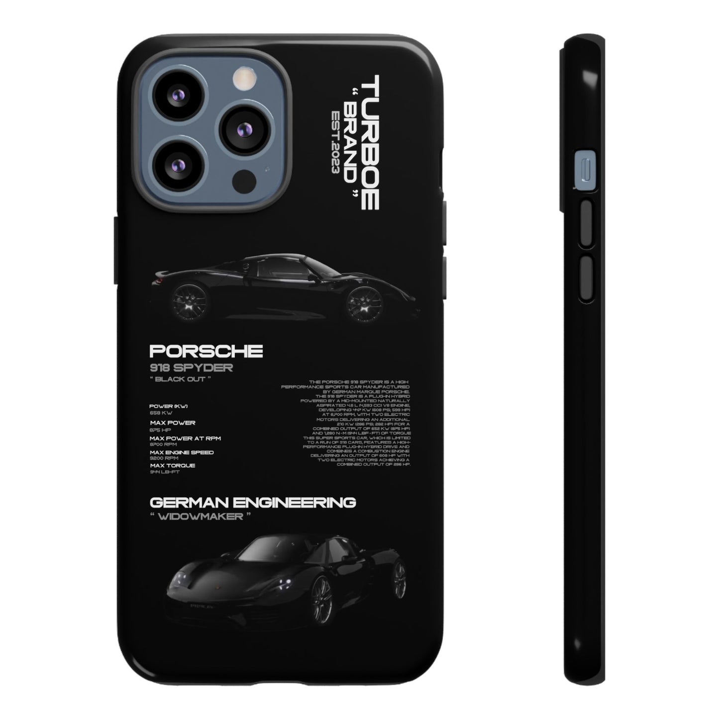 TURBOE PORSCHE SPYDER 918 PHONE CASES