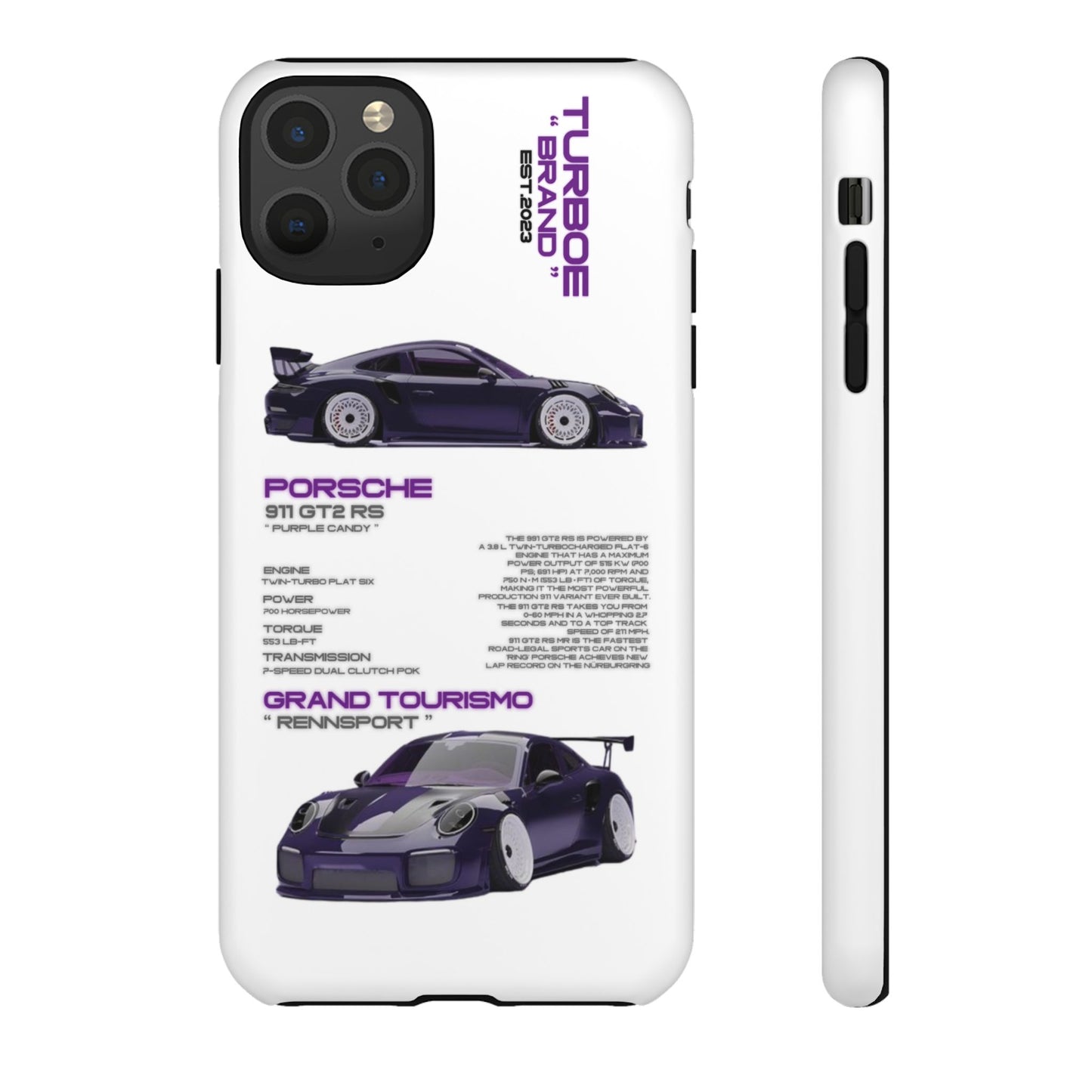 TURBOE PORSCHE GT2 RS PHONE CASES