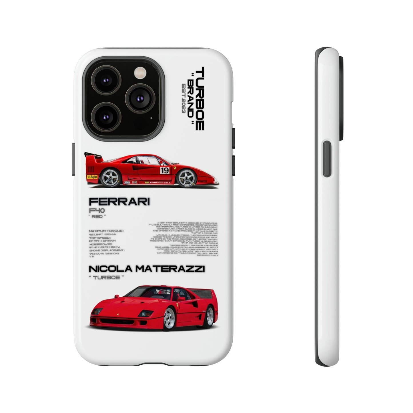 TURBOE FERRARI F40 PHONE CASES