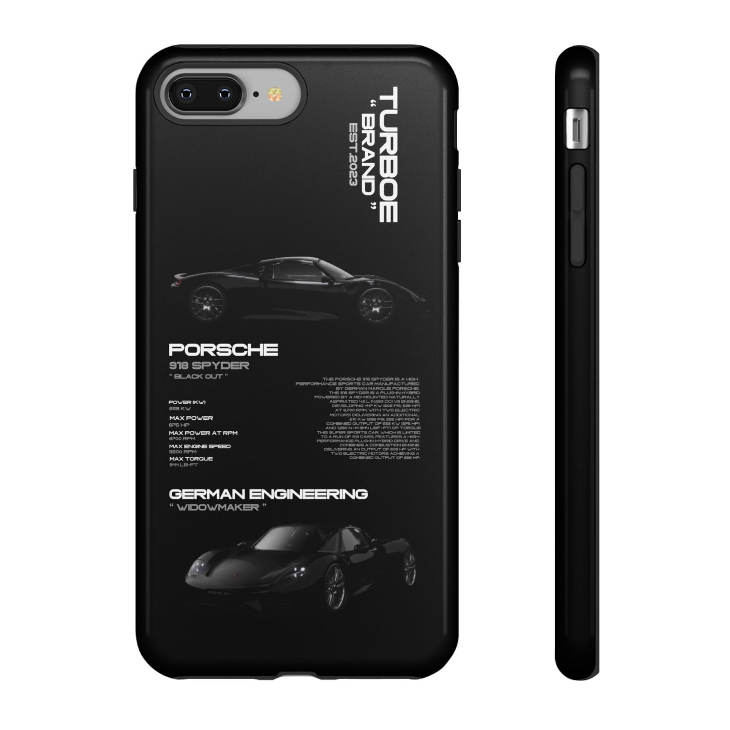 TURBOE PORSCHE SPYDER 918 PHONE CASES