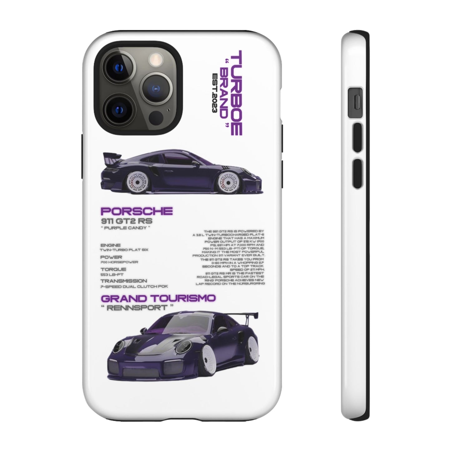 TURBOE PORSCHE GT2 RS PHONE CASES