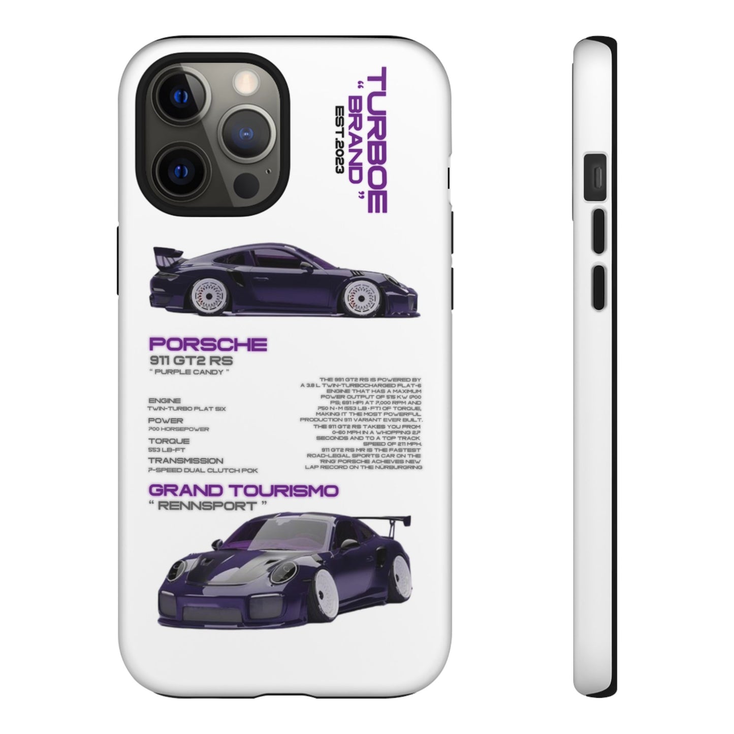 TURBOE PORSCHE GT2 RS PHONE CASES