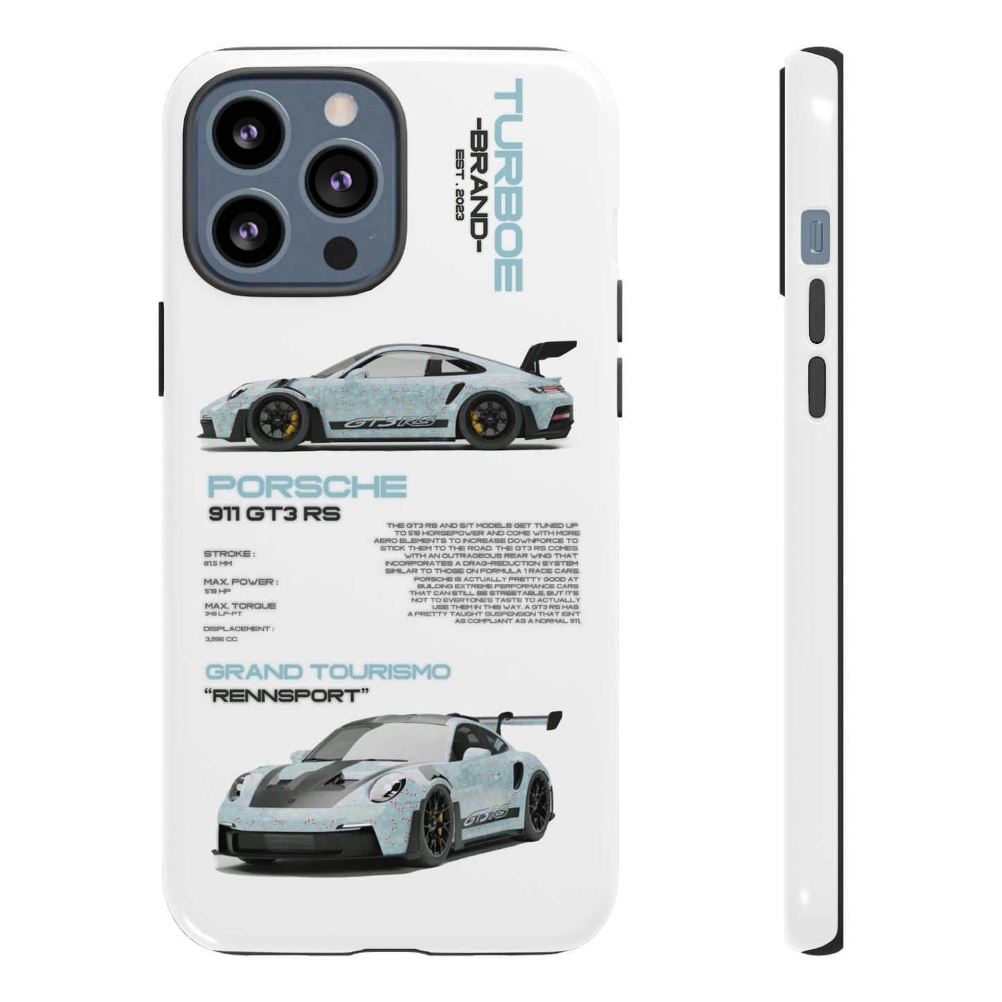 TURBOE PORSCHE GT3 RS PHONE CASES