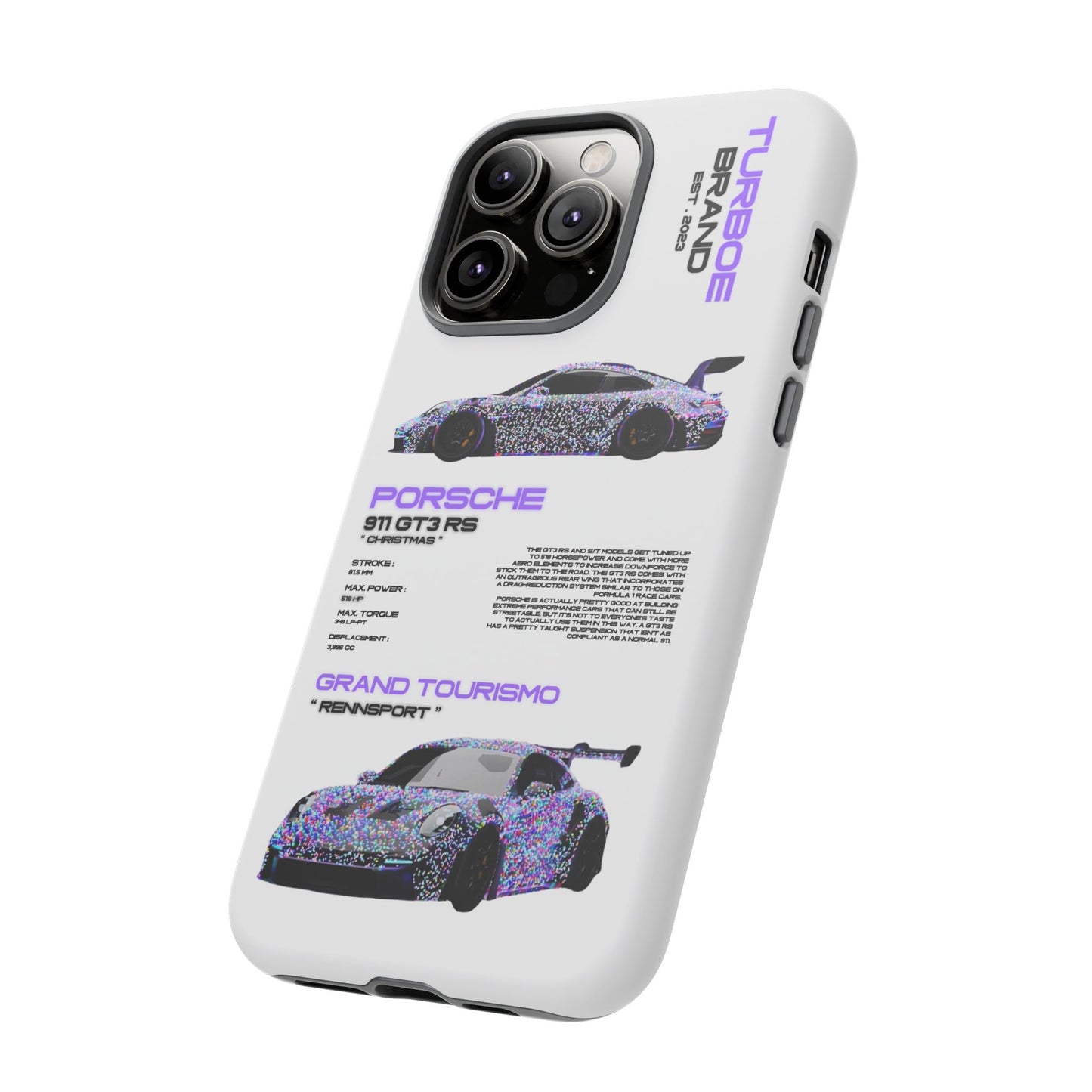 CHRISTMAS PORSCHE GT3 RS PHONE CASES