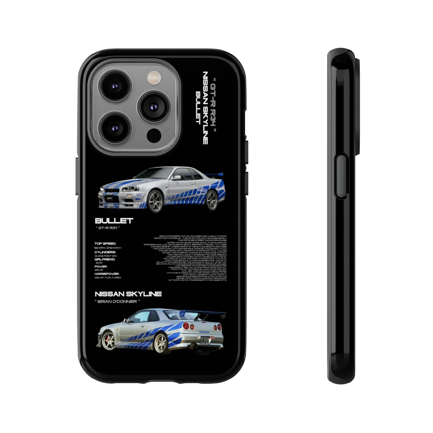 TURBOE BULLIT NISSAN GTR R34 PHONE CASES