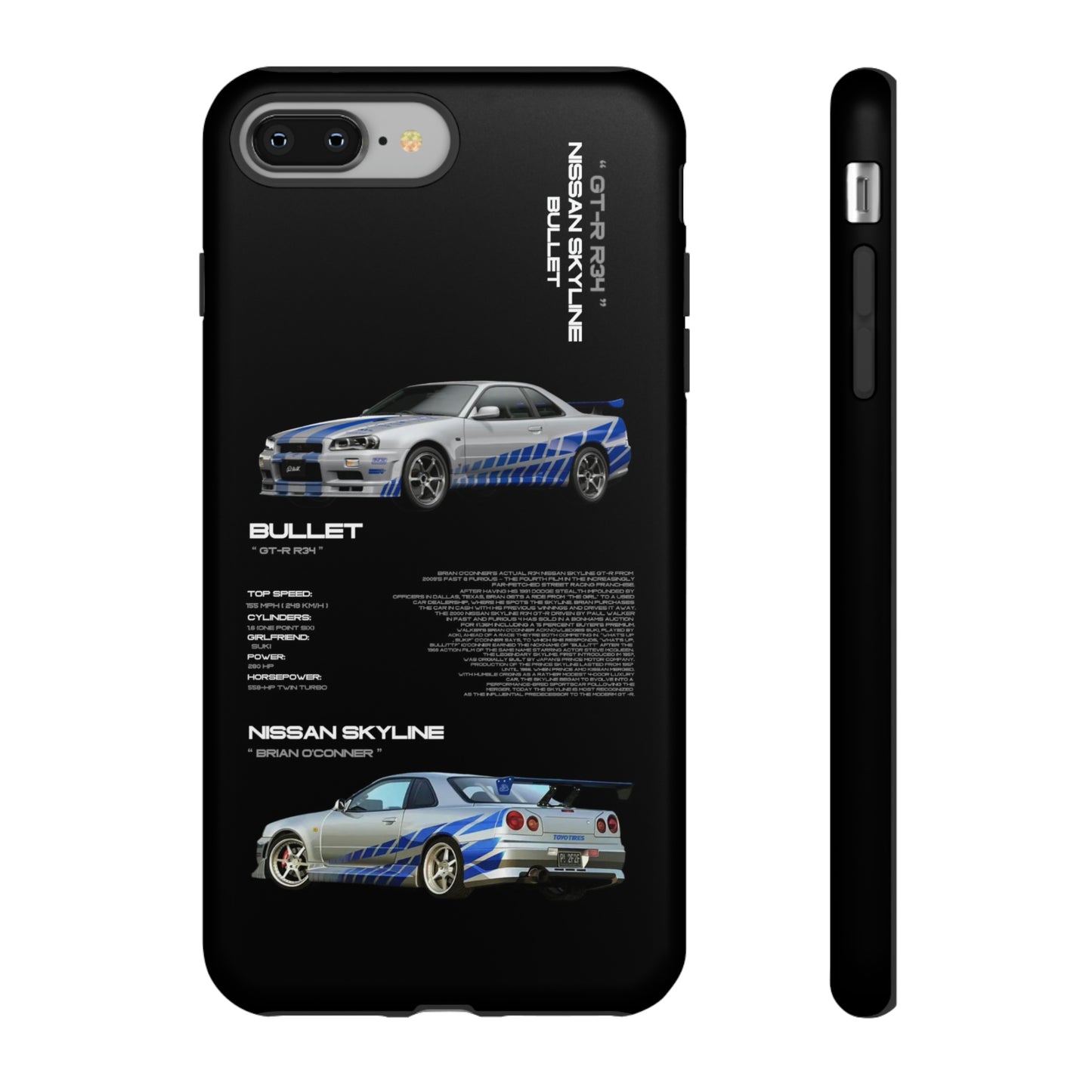 TURBOE BULLIT NISSAN GTR R34 PHONE CASES