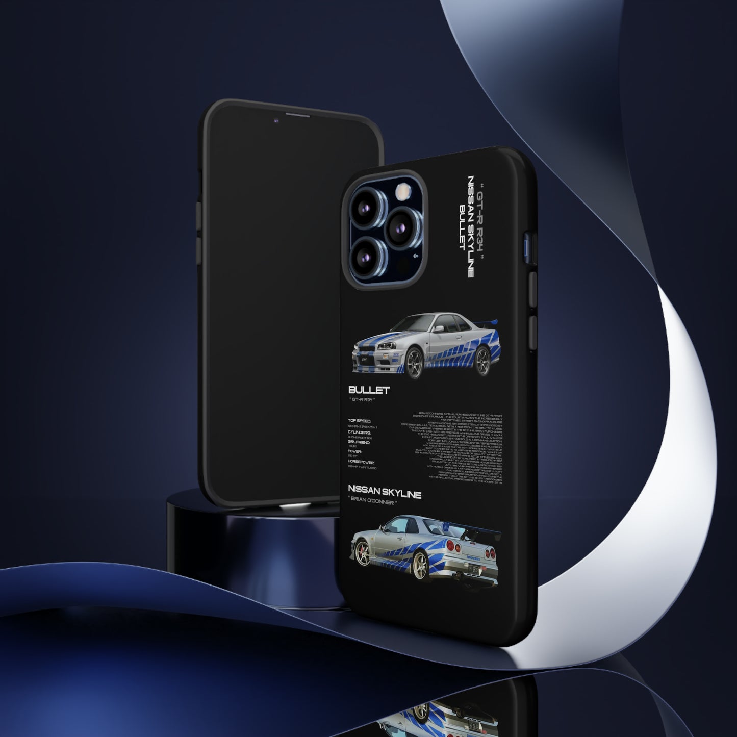 TURBOE BULLIT NISSAN GTR R34 PHONE CASES