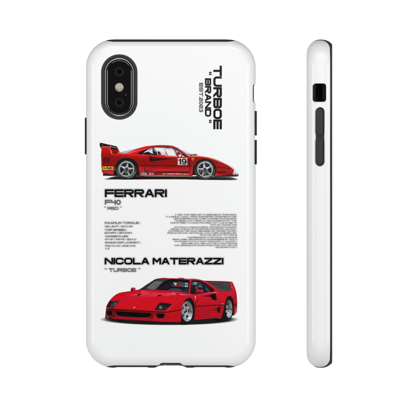 TURBOE FERRARI F40 PHONE CASES
