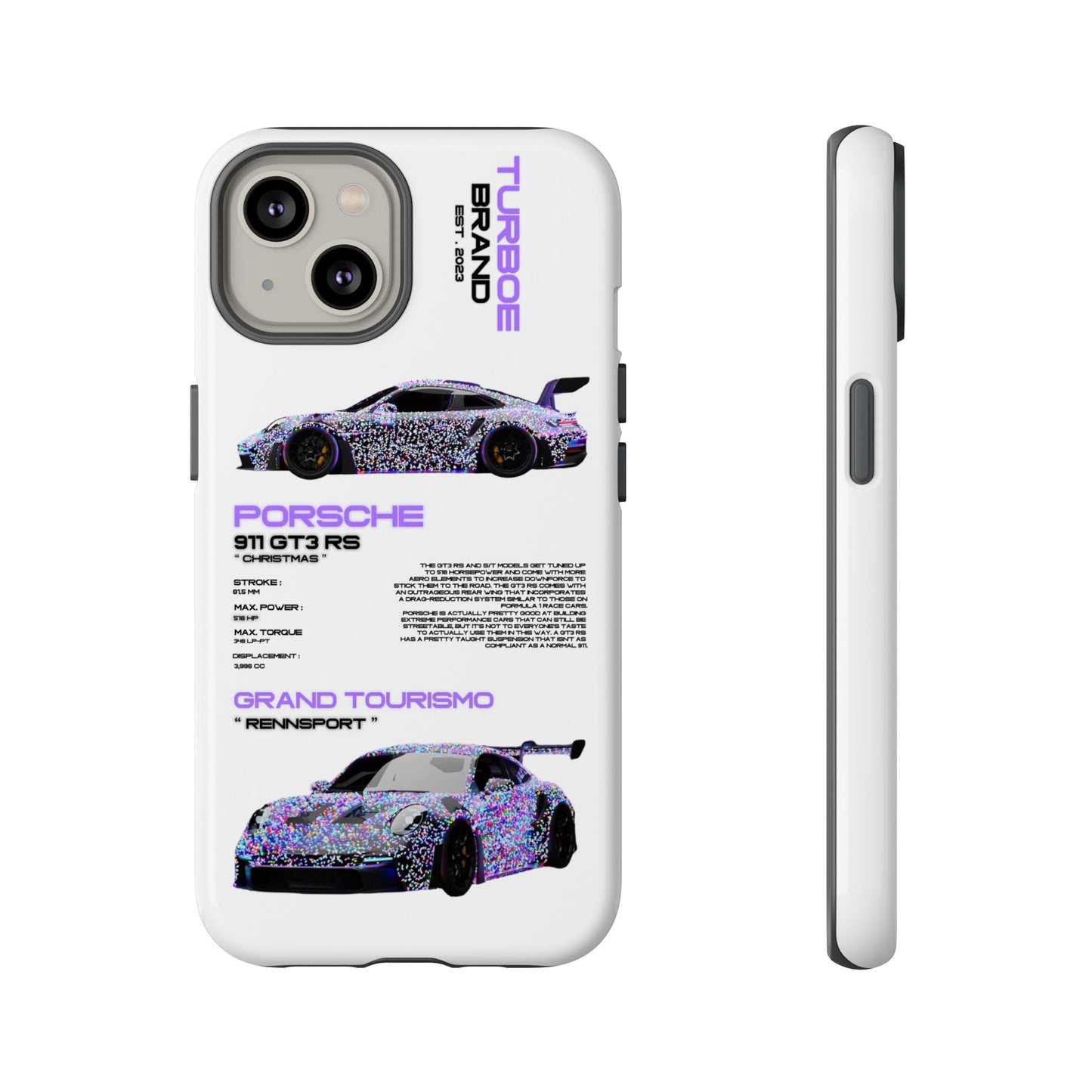 CHRISTMAS PORSCHE GT3 RS PHONE CASES