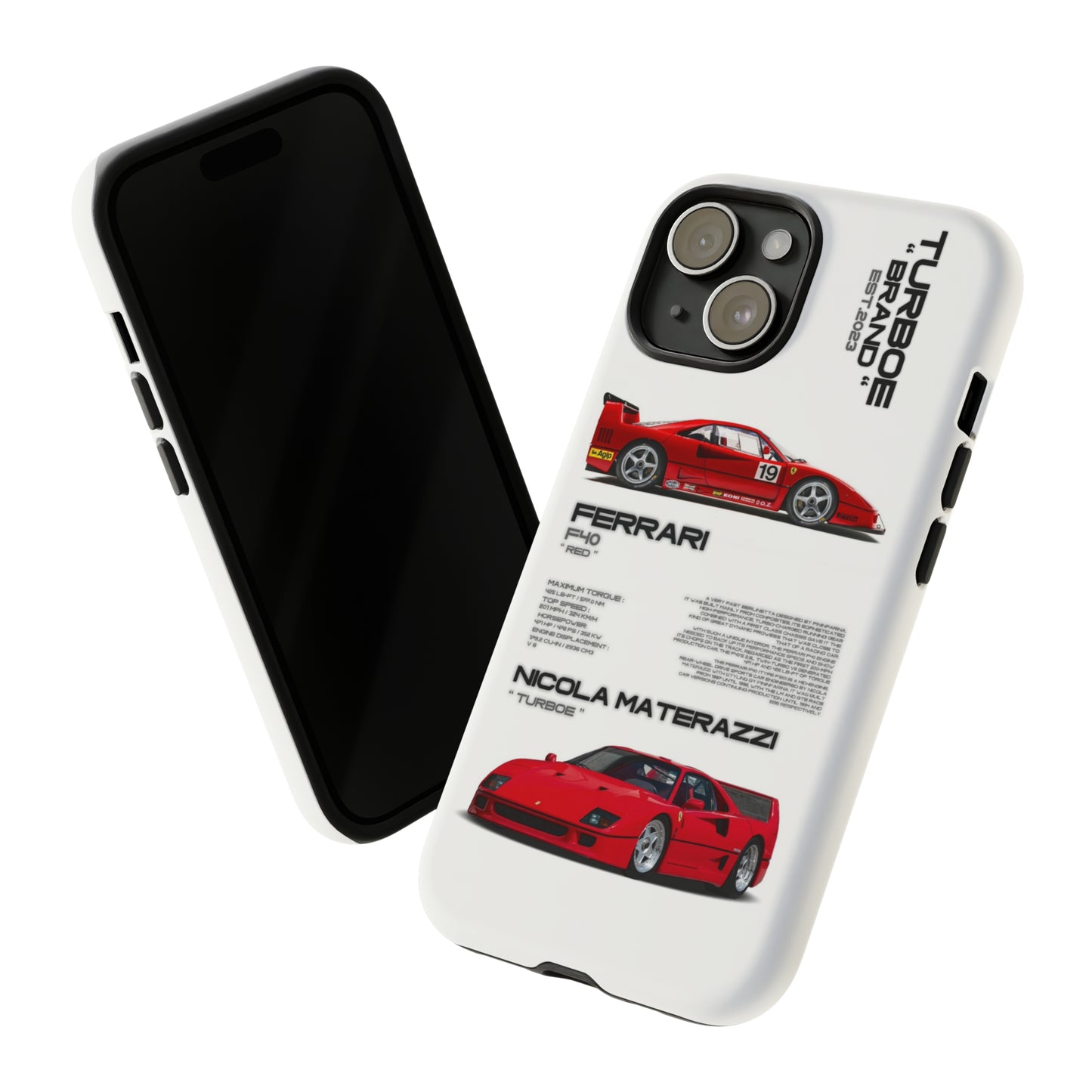 TURBOE FERRARI F40 PHONE CASES