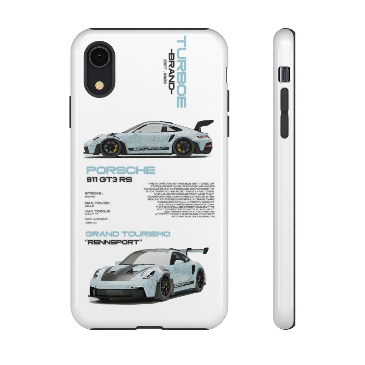 TURBOE PORSCHE GT3 RS PHONE CASES