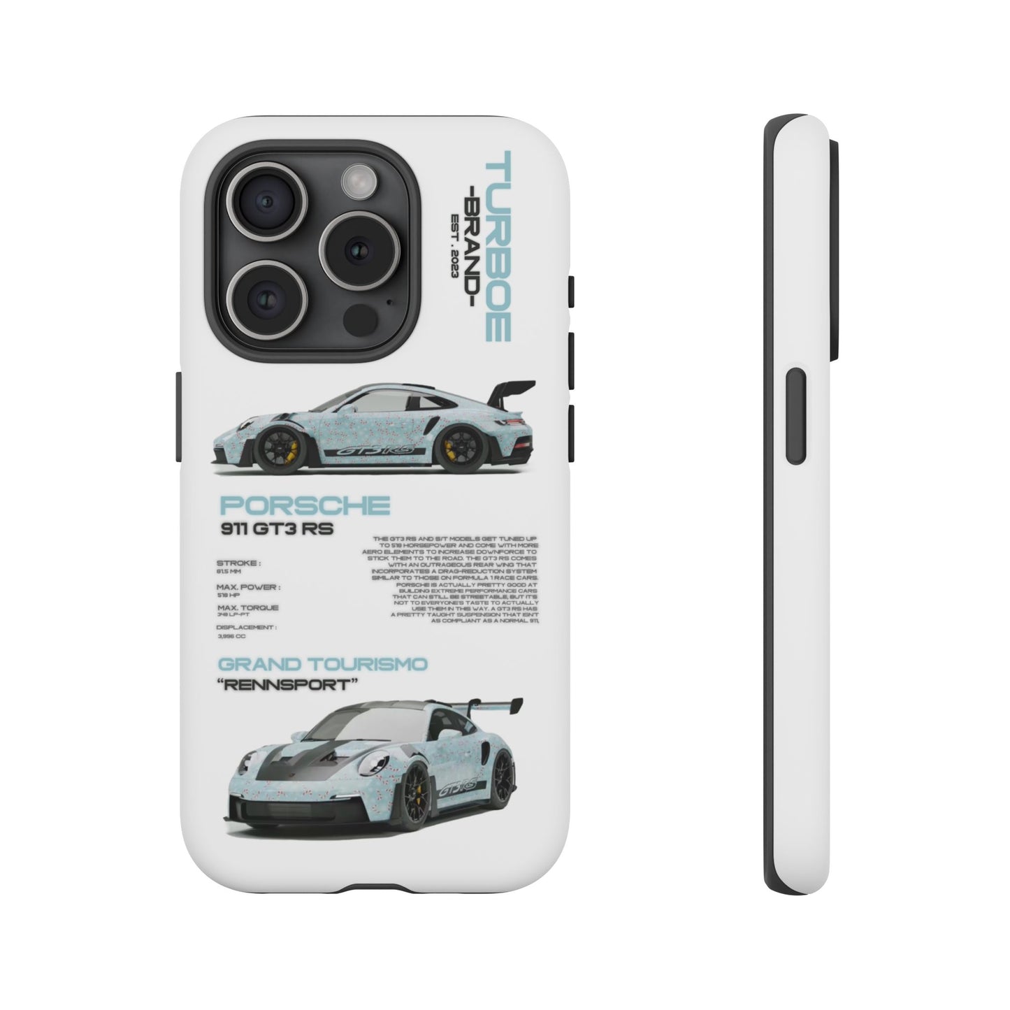 TURBOE PORSCHE GT3 RS PHONE CASES