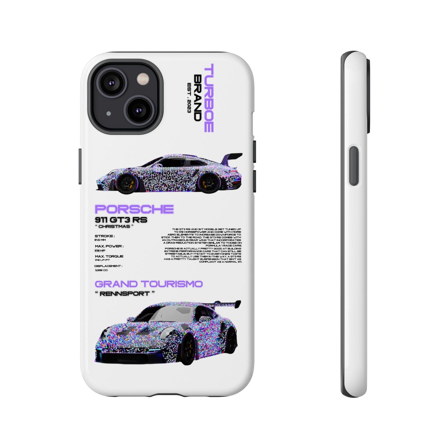 CHRISTMAS PORSCHE GT3 RS PHONE CASES