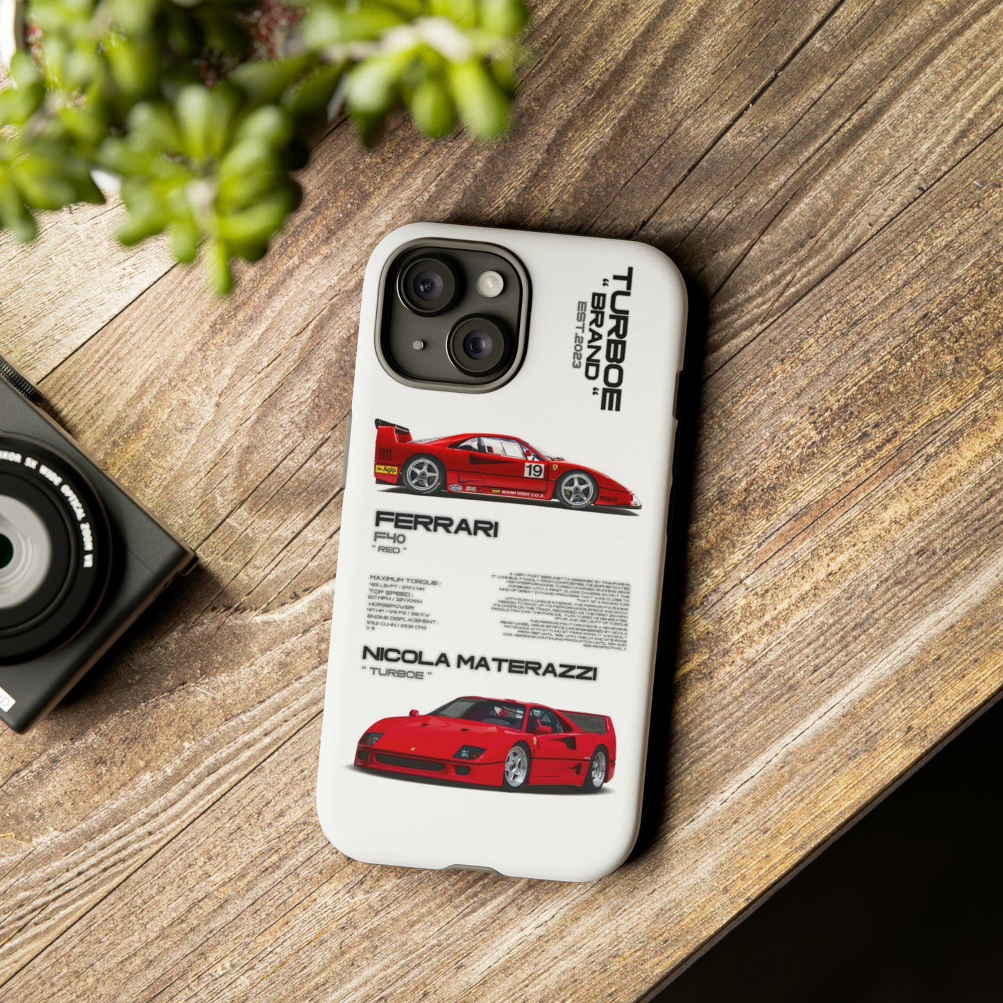 TURBOE FERRARI F40 PHONE CASES