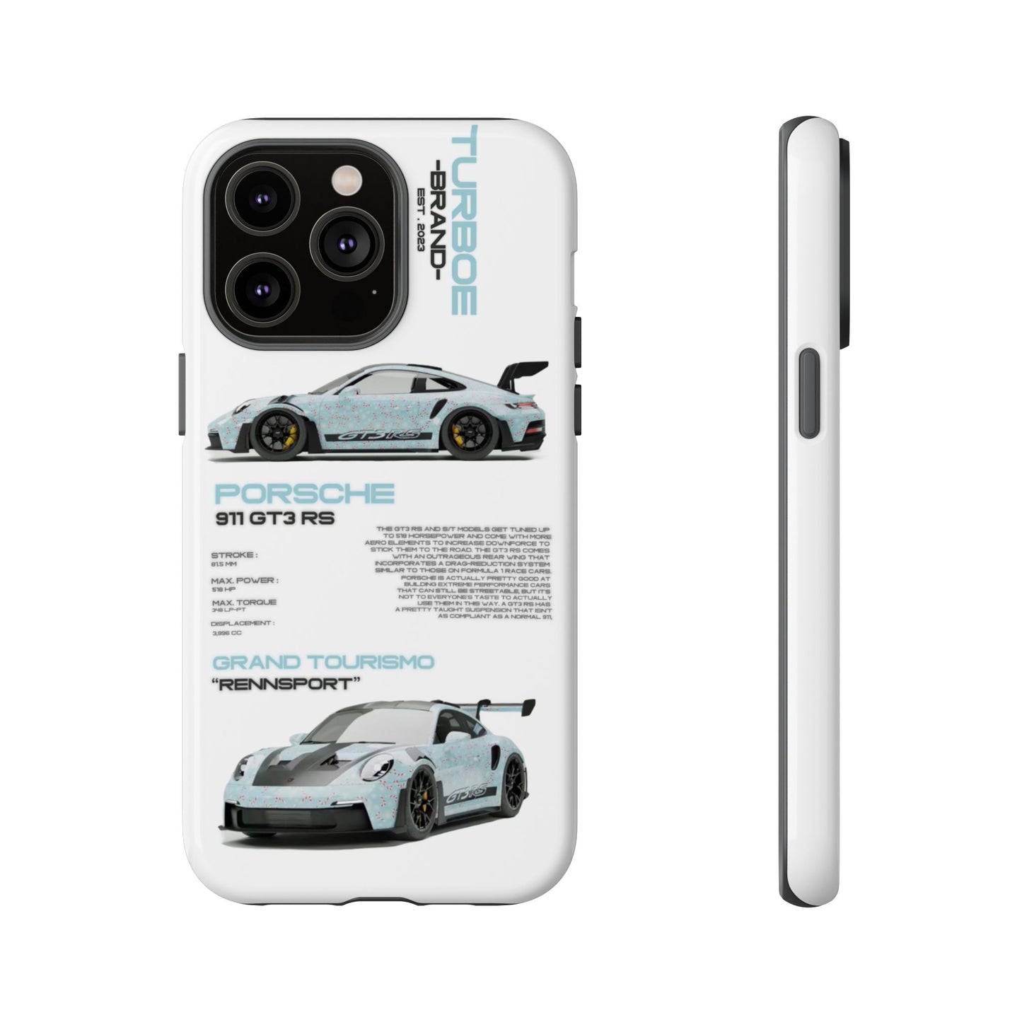 TURBOE PORSCHE GT3 RS PHONE CASES