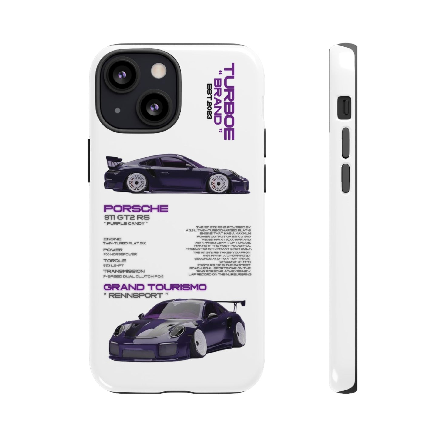 TURBOE PORSCHE GT2 RS PHONE CASES