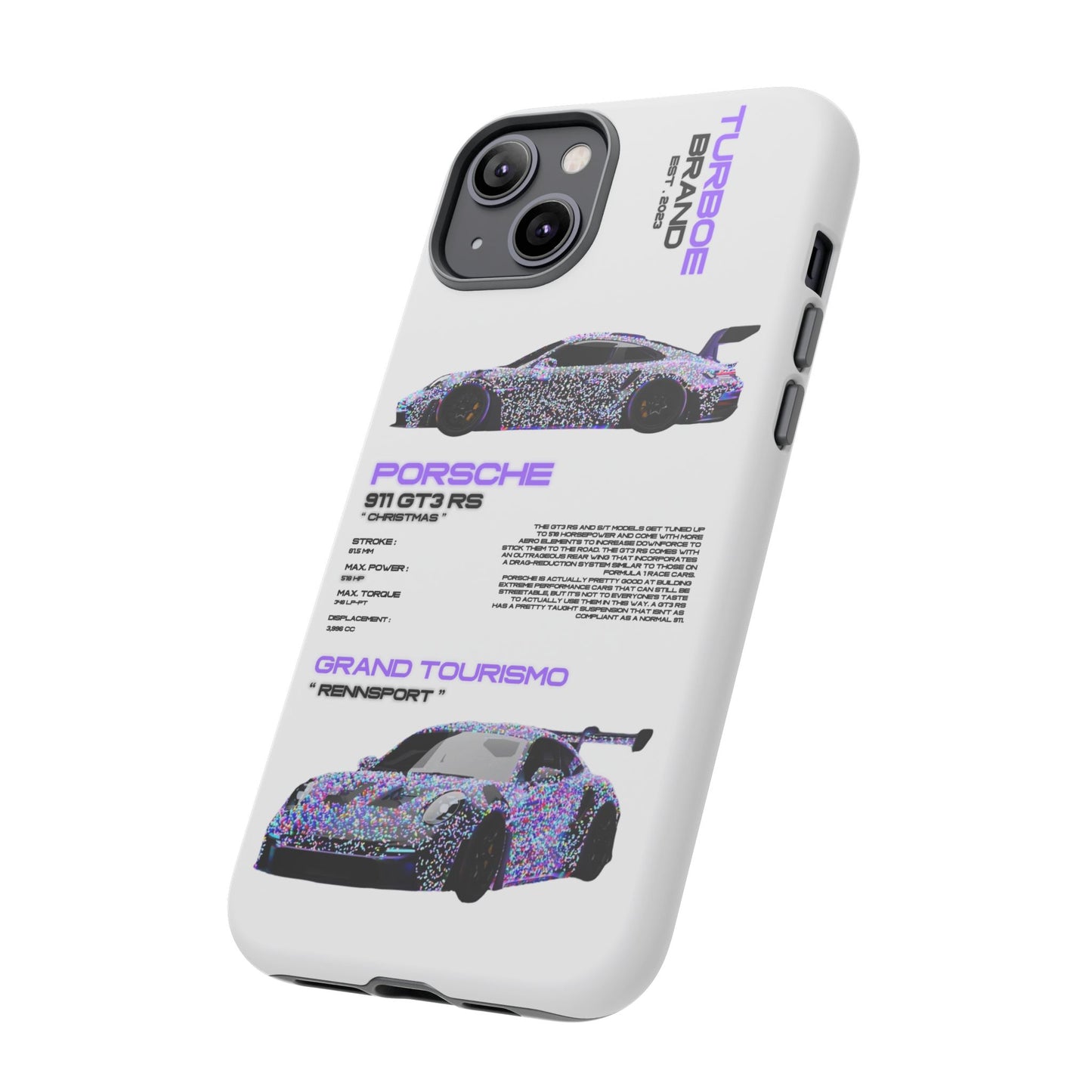 CHRISTMAS PORSCHE GT3 RS PHONE CASES