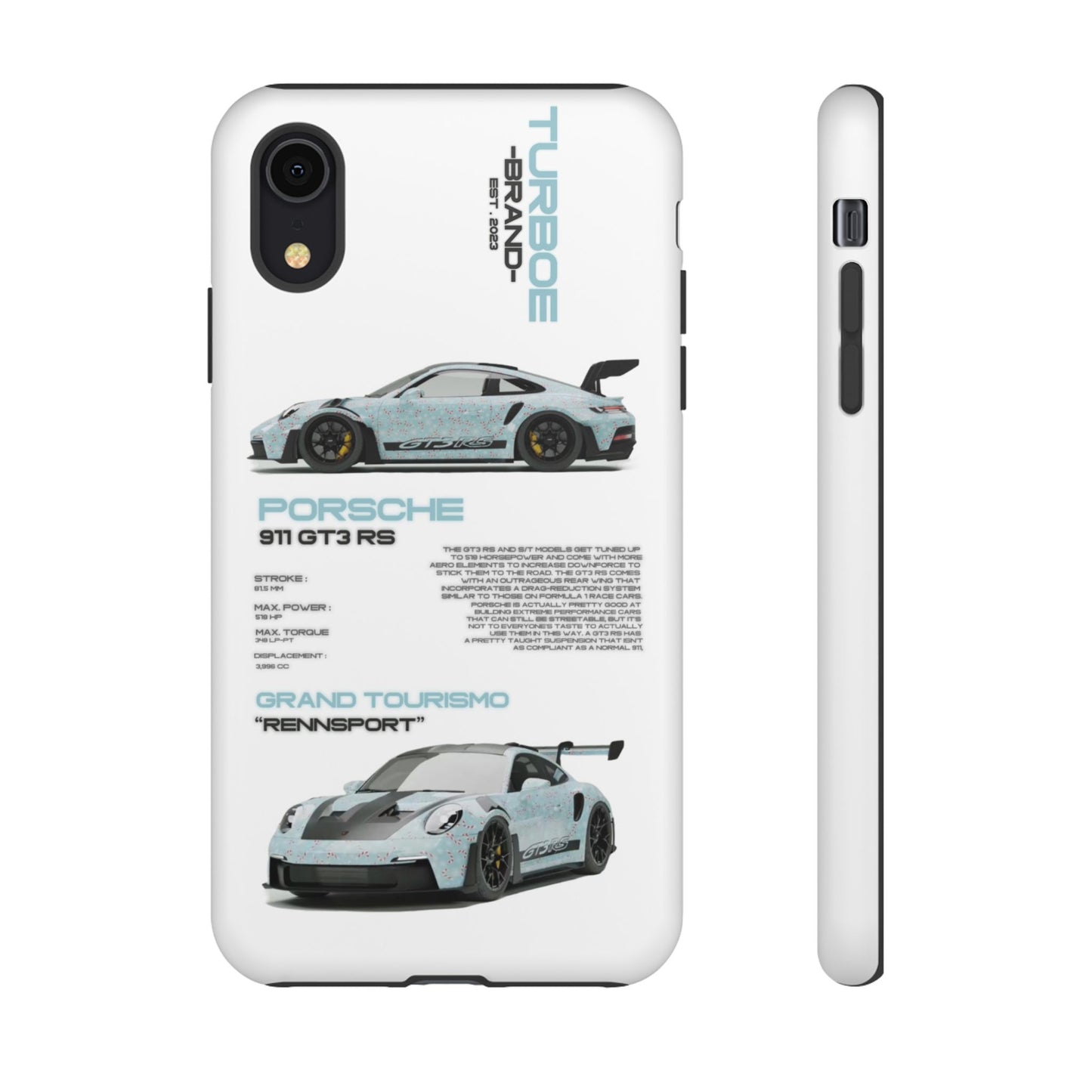 TURBOE PORSCHE GT3 RS PHONE CASES
