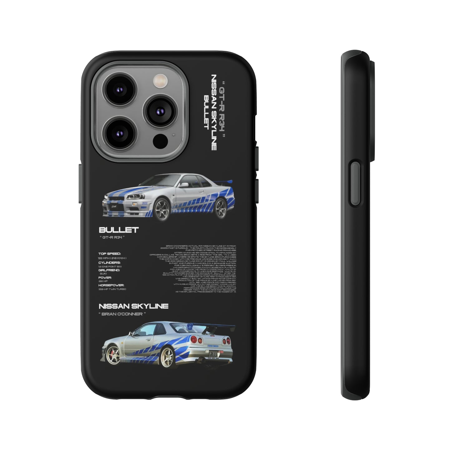 TURBOE BULLIT NISSAN GTR R34 PHONE CASES