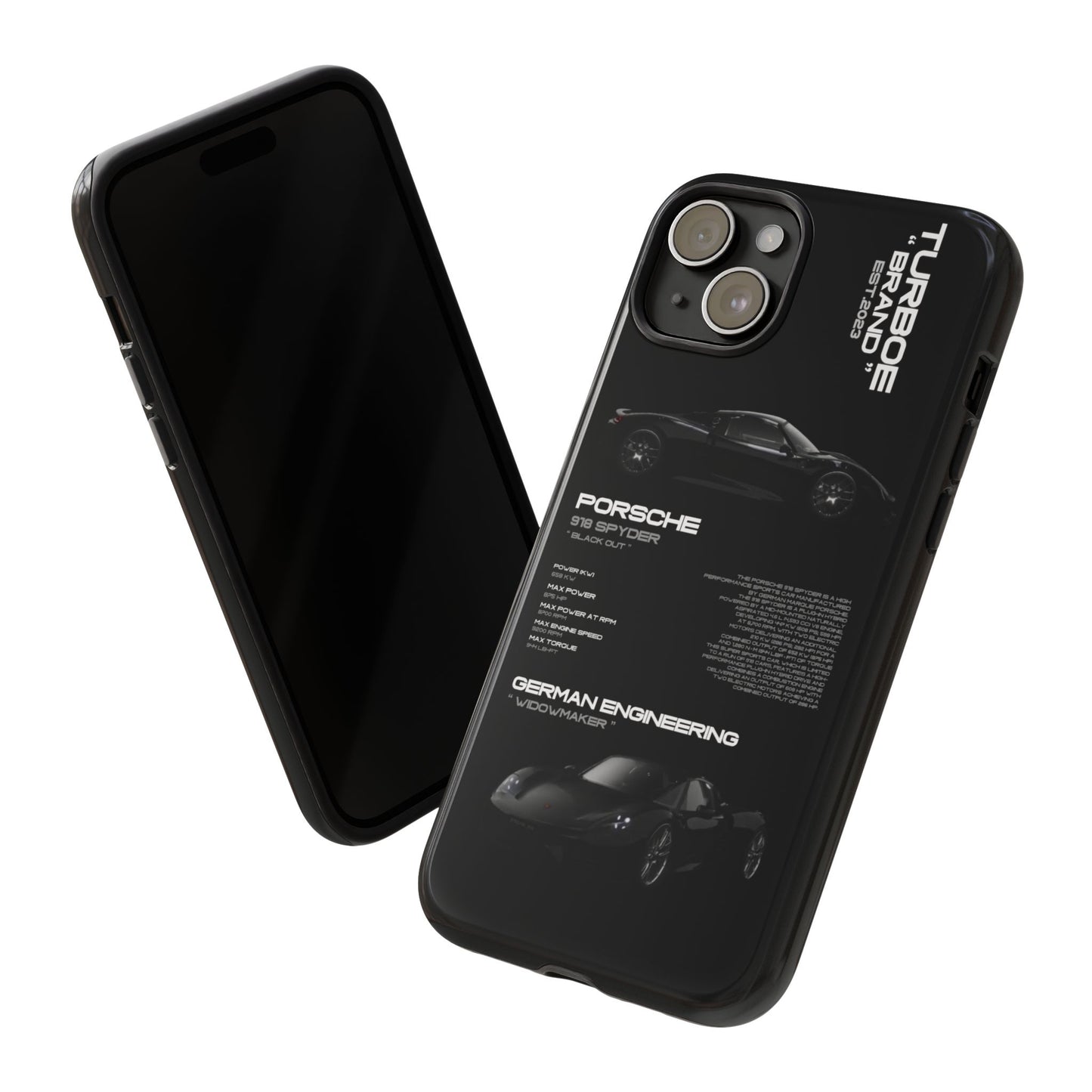 TURBOE PORSCHE SPYDER 918 PHONE CASES