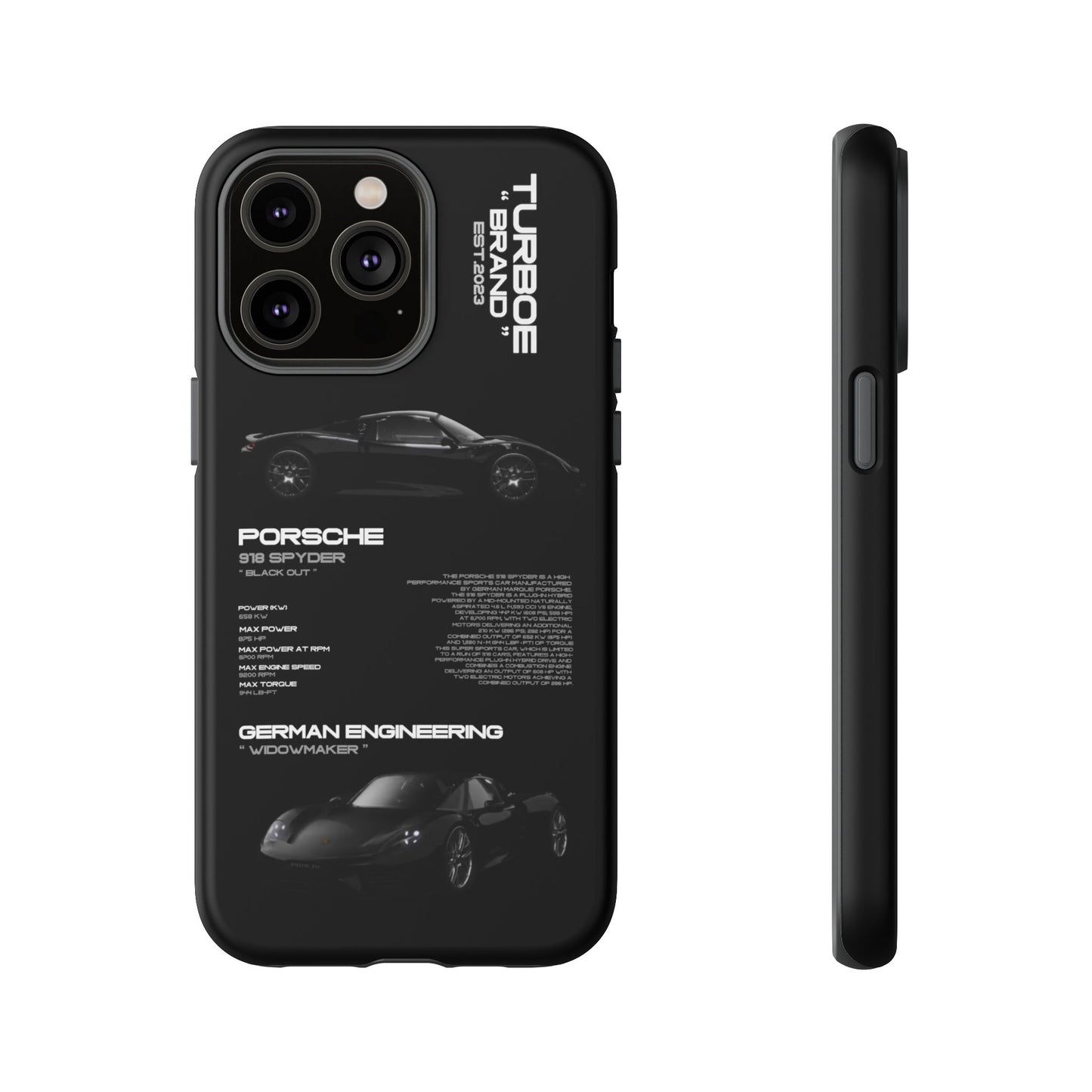 TURBOE PORSCHE SPYDER 918 PHONE CASES
