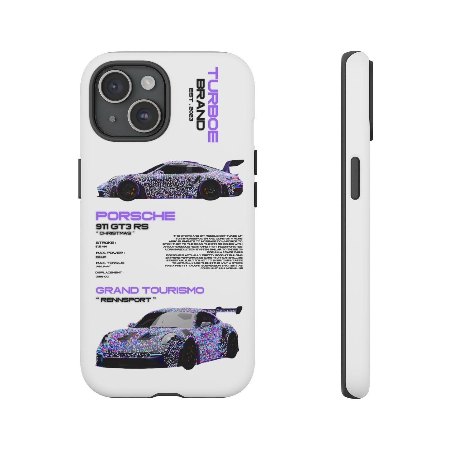CHRISTMAS PORSCHE GT3 RS PHONE CASES