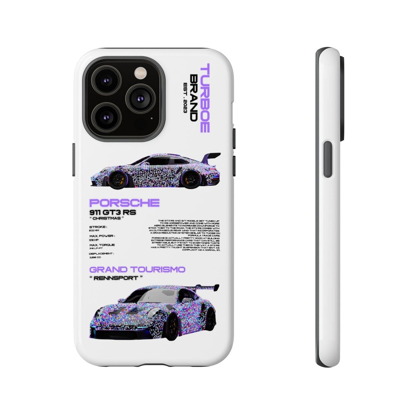 CHRISTMAS PORSCHE GT3 RS PHONE CASES