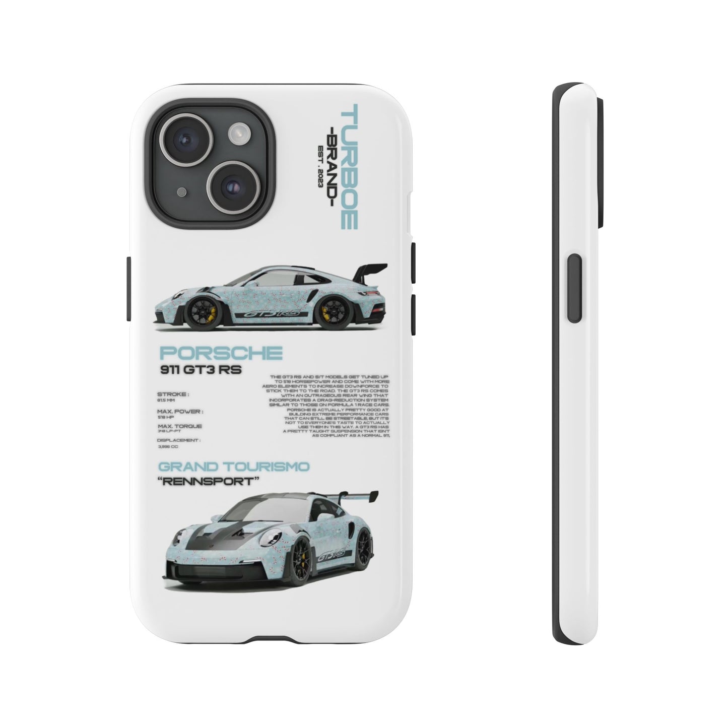 TURBOE PORSCHE GT3 RS PHONE CASES