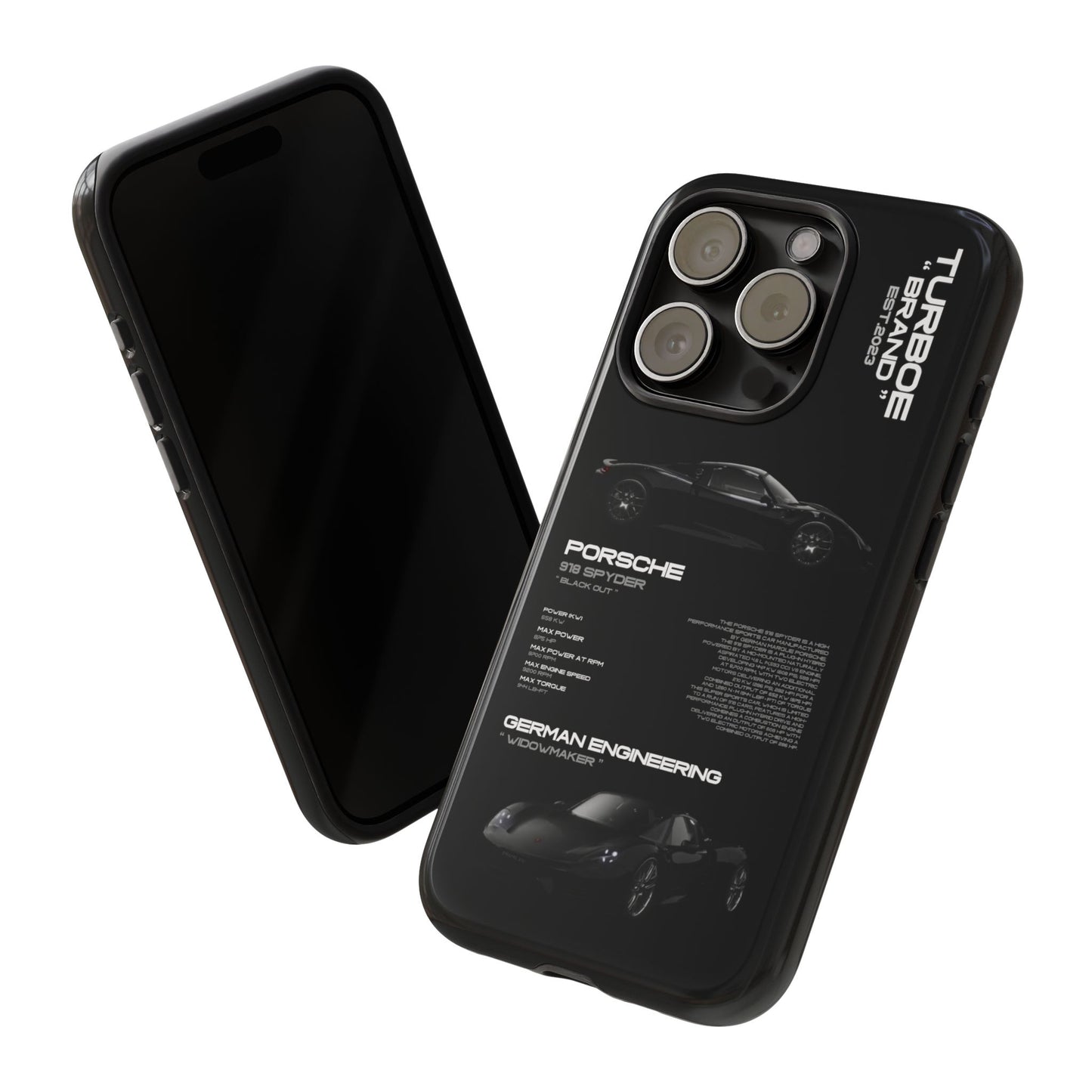 TURBOE PORSCHE SPYDER 918 PHONE CASES