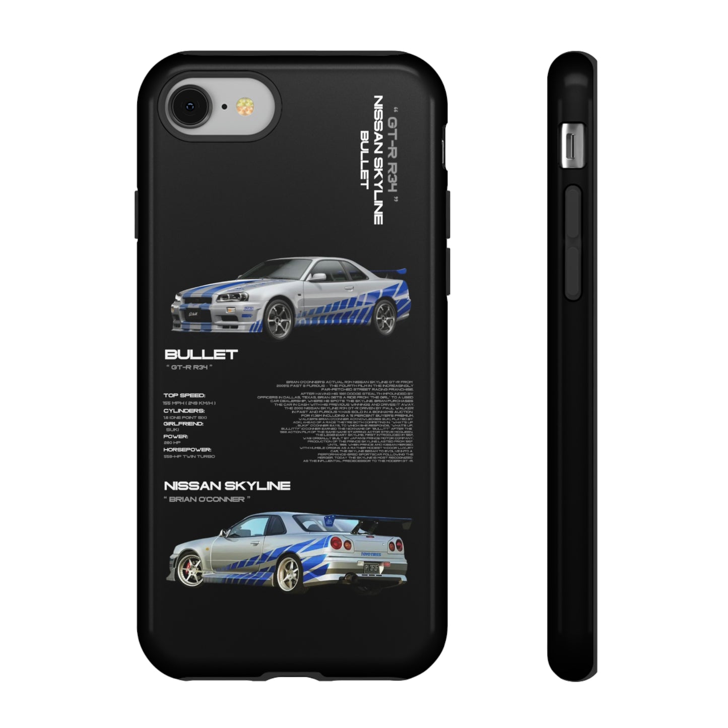 TURBOE BULLIT NISSAN GTR R34 PHONE CASES