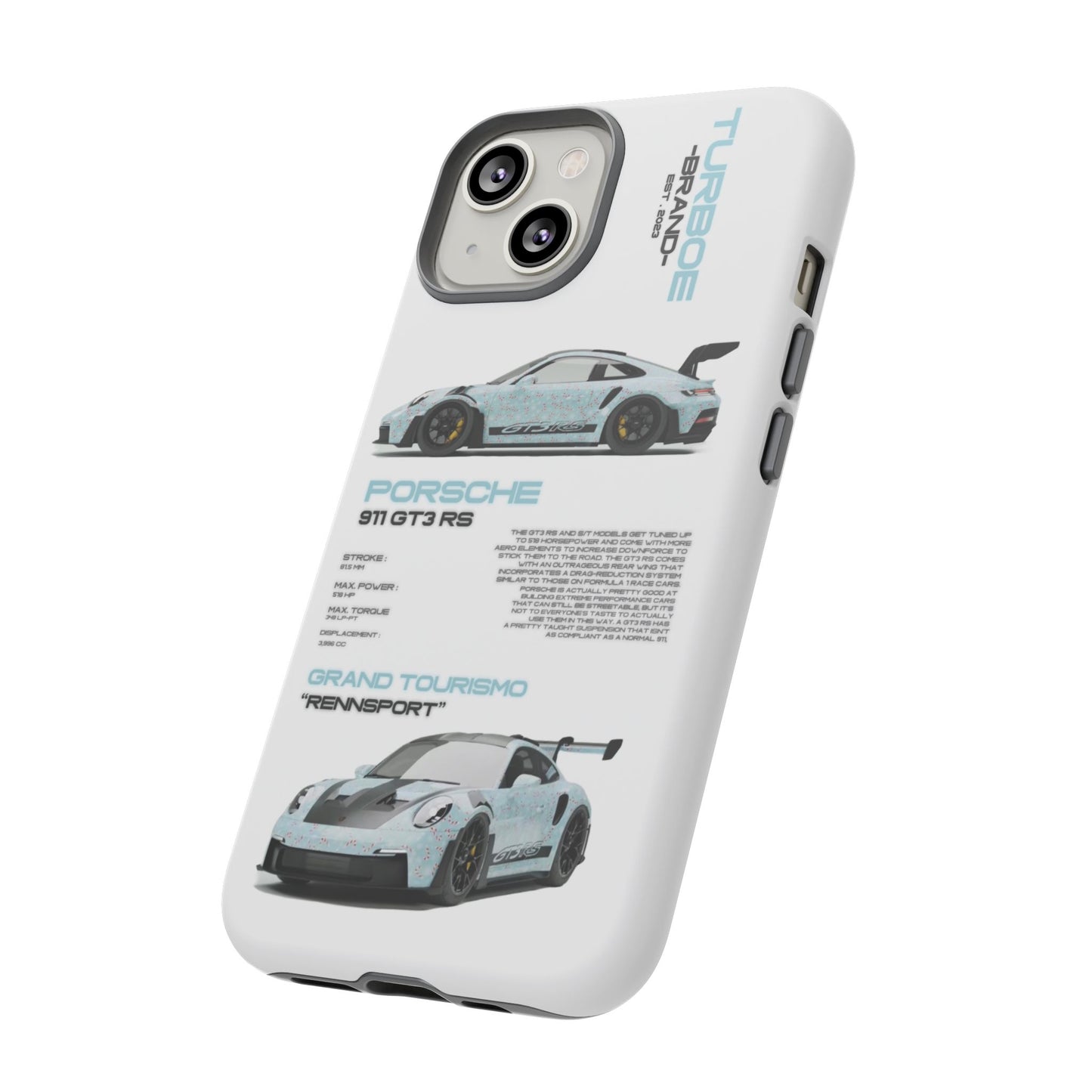 TURBOE PORSCHE GT3 RS PHONE CASES