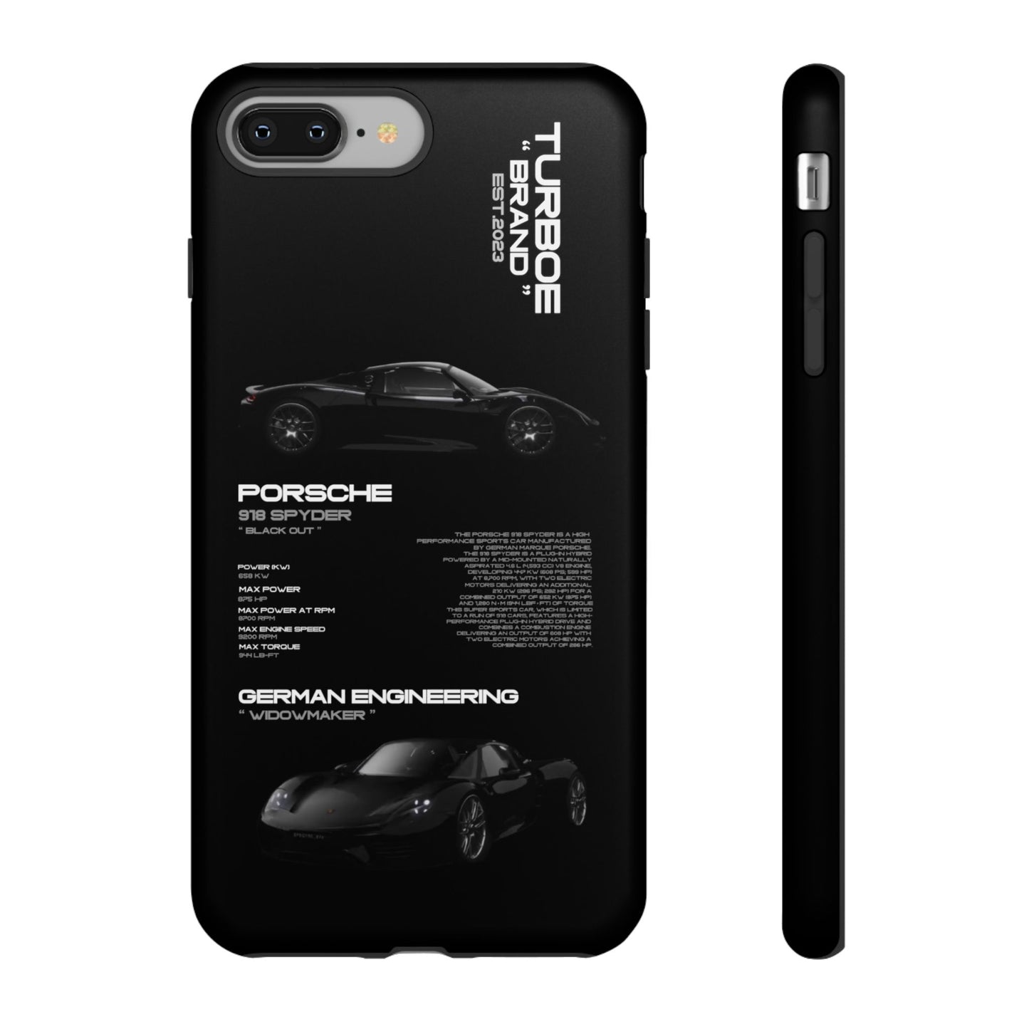 TURBOE PORSCHE SPYDER 918 PHONE CASES