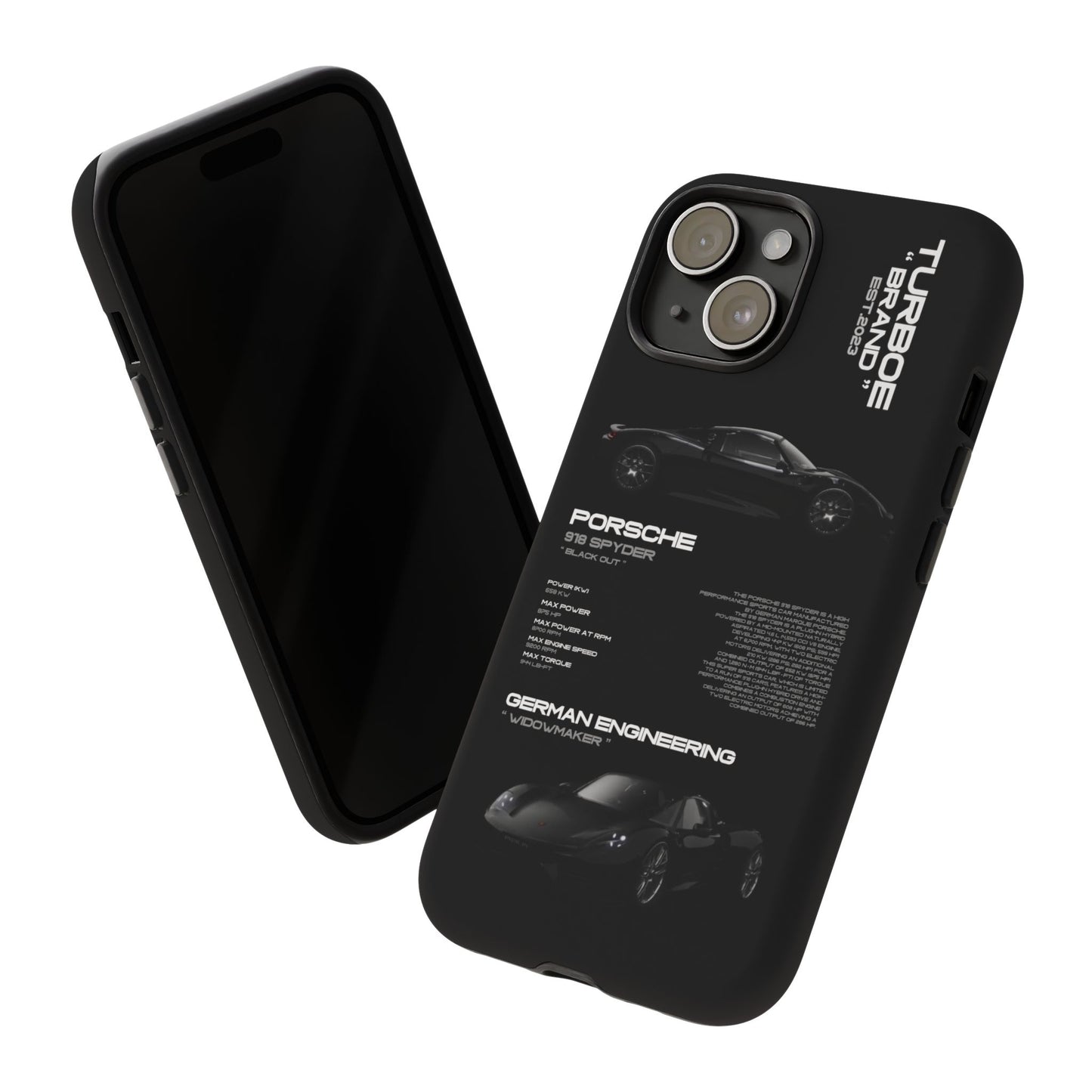 TURBOE PORSCHE SPYDER 918 PHONE CASES