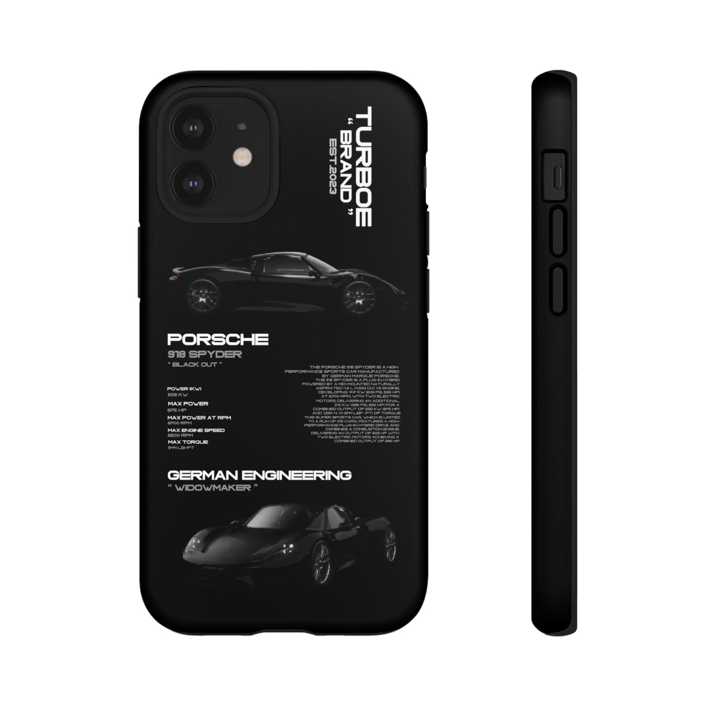 TURBOE PORSCHE SPYDER 918 PHONE CASES