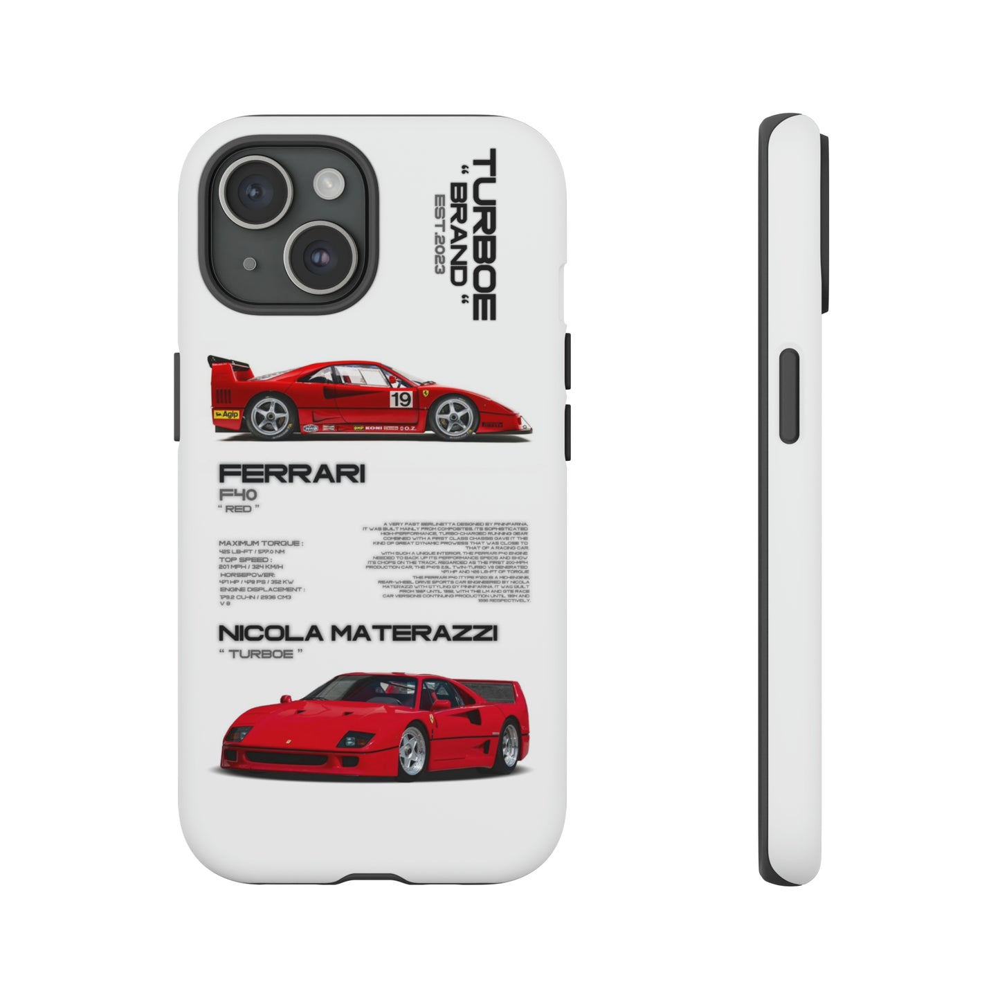 TURBOE FERRARI F40 PHONE CASES