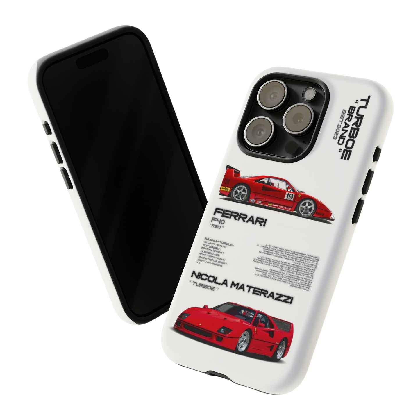 TURBOE FERRARI F40 PHONE CASES