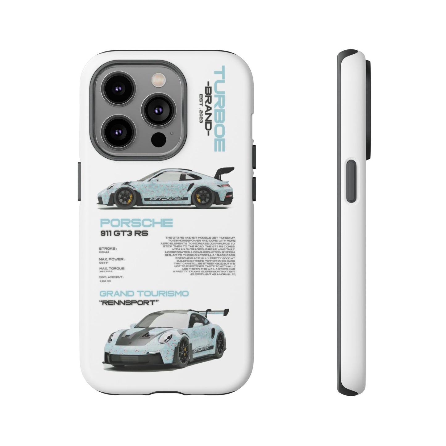 TURBOE PORSCHE GT3 RS PHONE CASES
