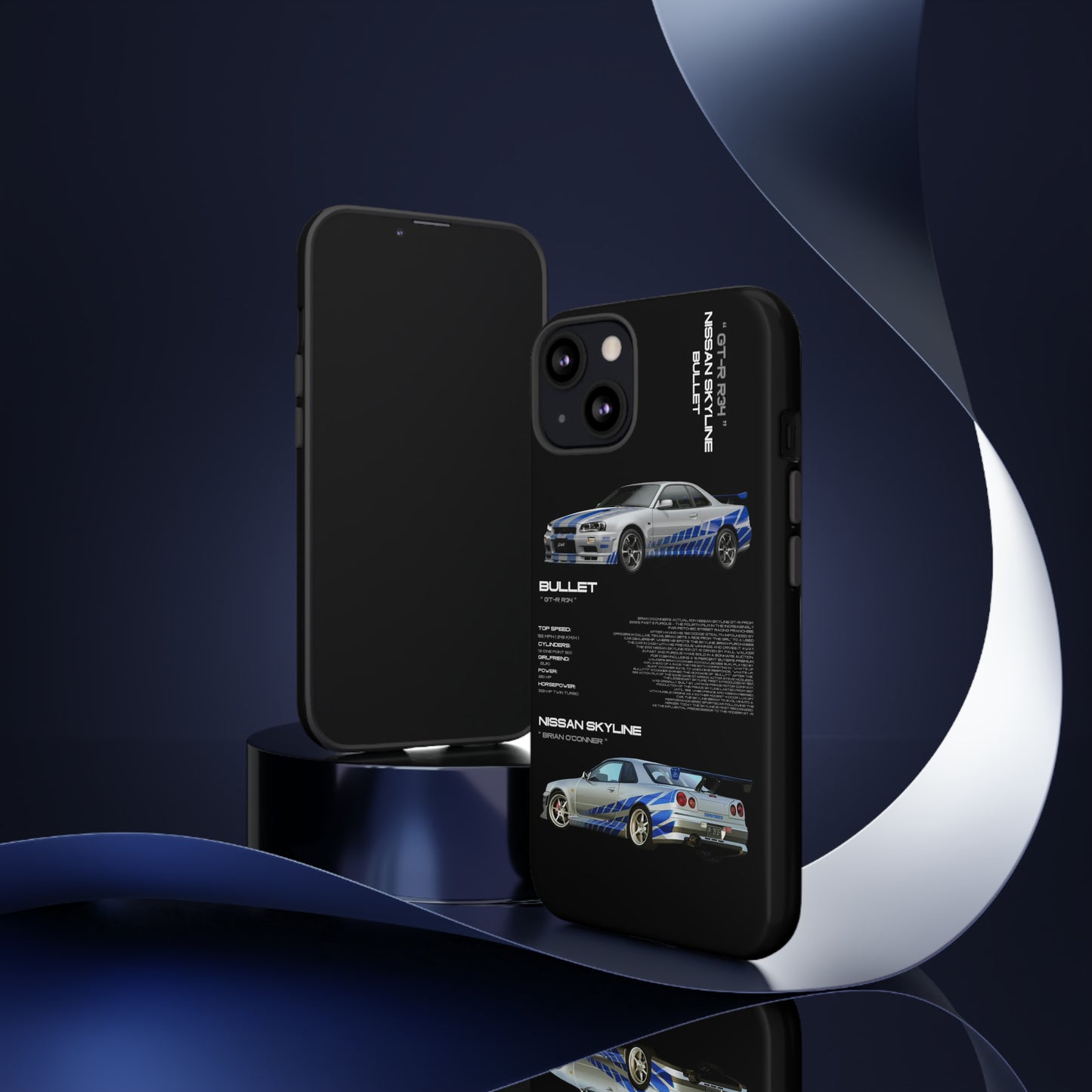TURBOE BULLIT NISSAN GTR R34 PHONE CASES