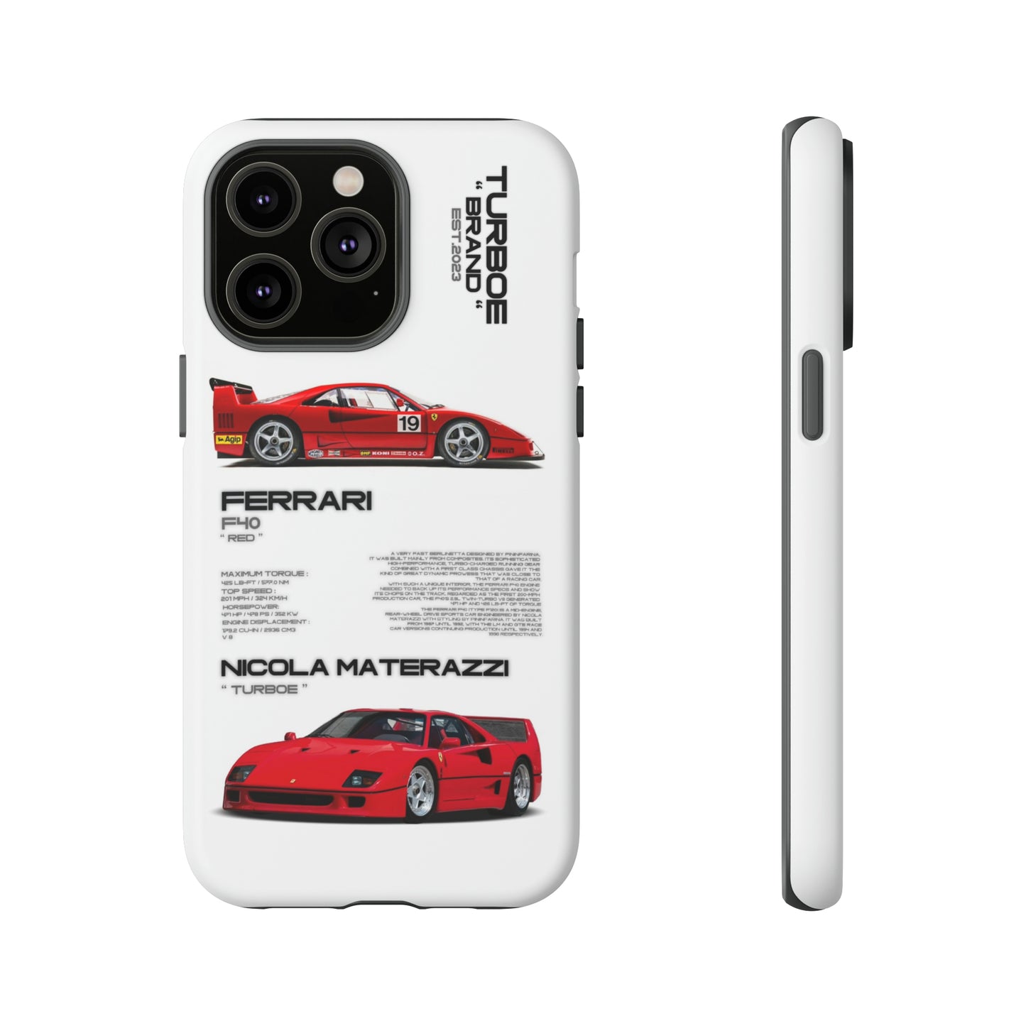 TURBOE FERRARI F40 PHONE CASES