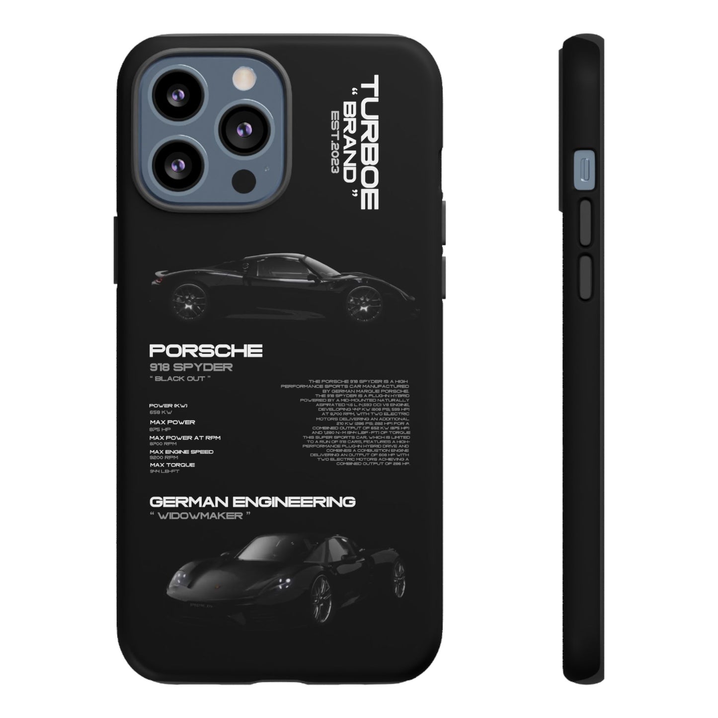 TURBOE PORSCHE SPYDER 918 PHONE CASES