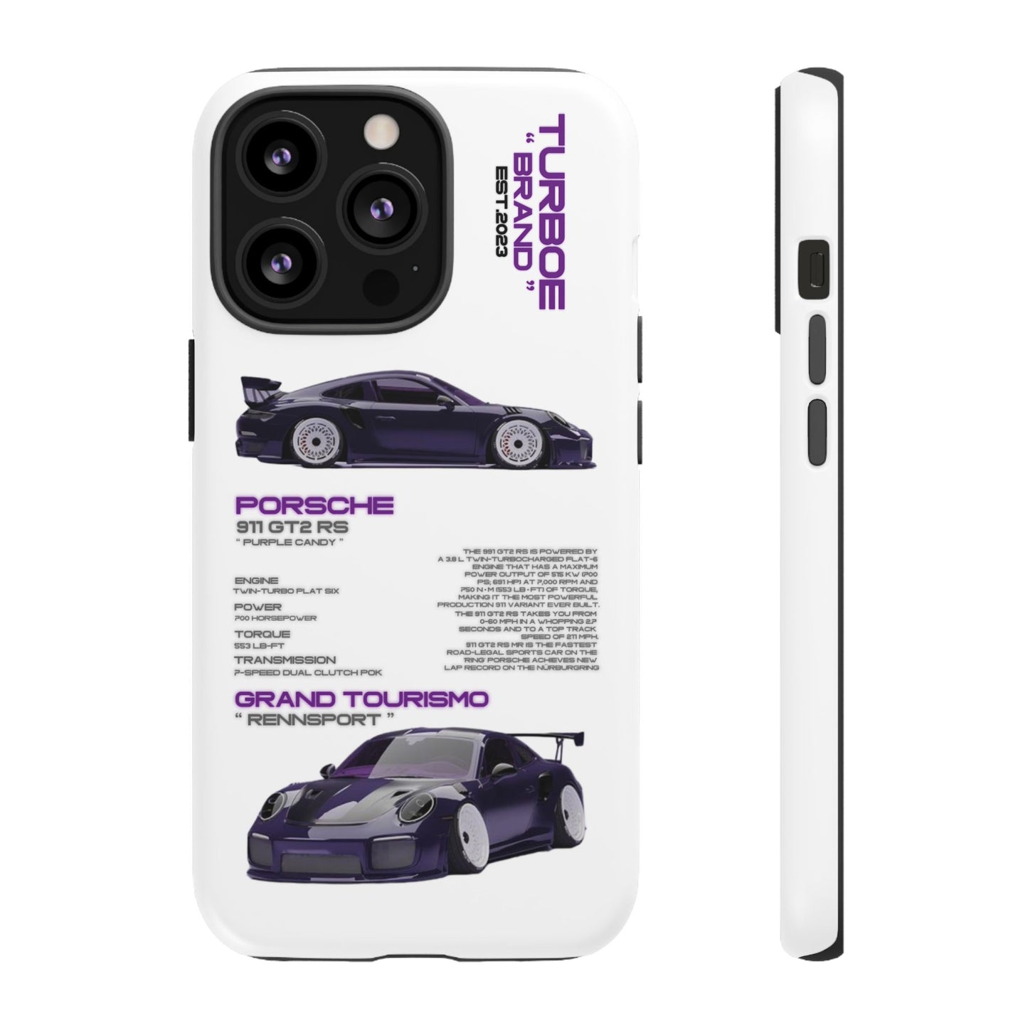 TURBOE PORSCHE GT2 RS PHONE CASES