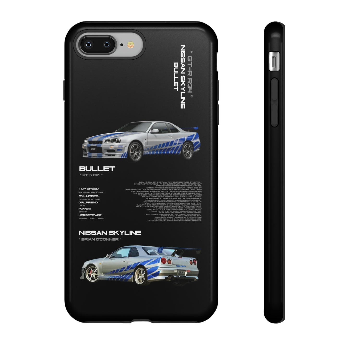 TURBOE BULLIT NISSAN GTR R34 PHONE CASES