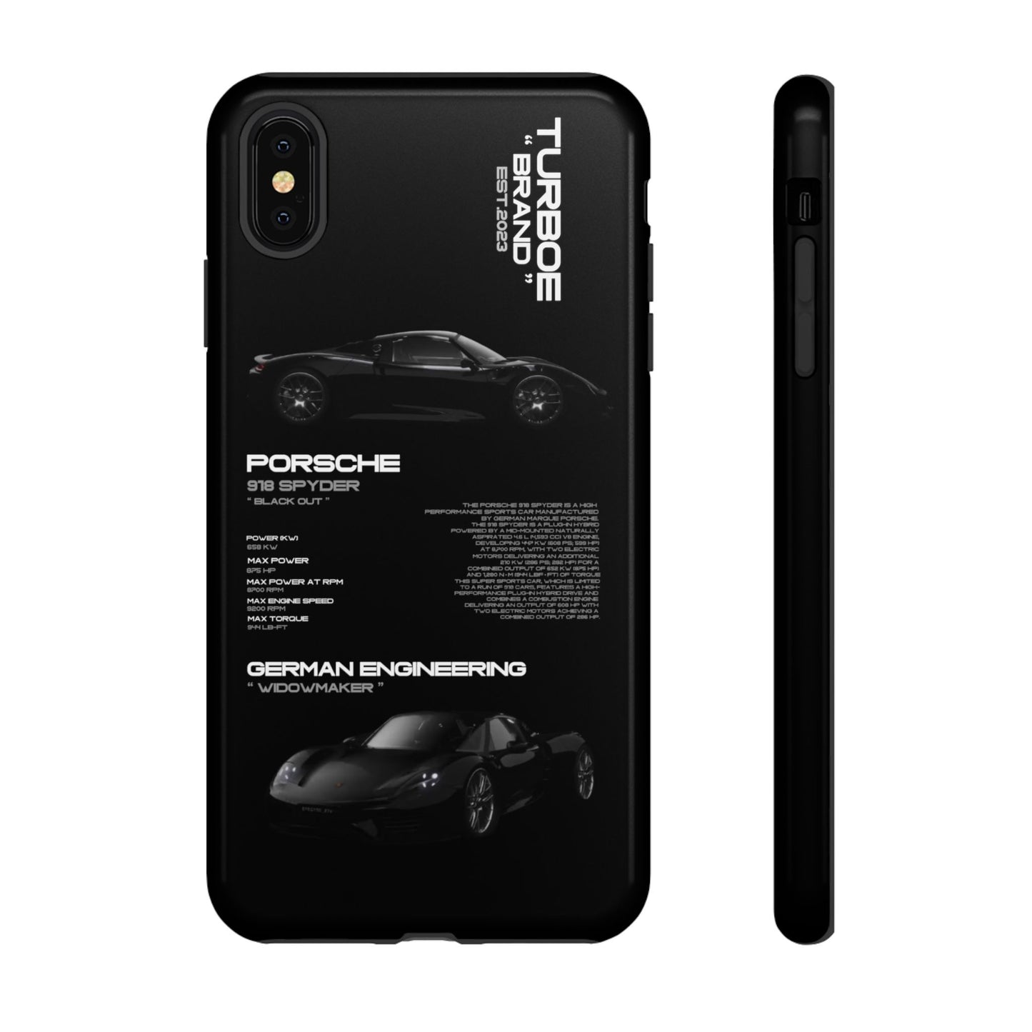 TURBOE PORSCHE SPYDER 918 PHONE CASES