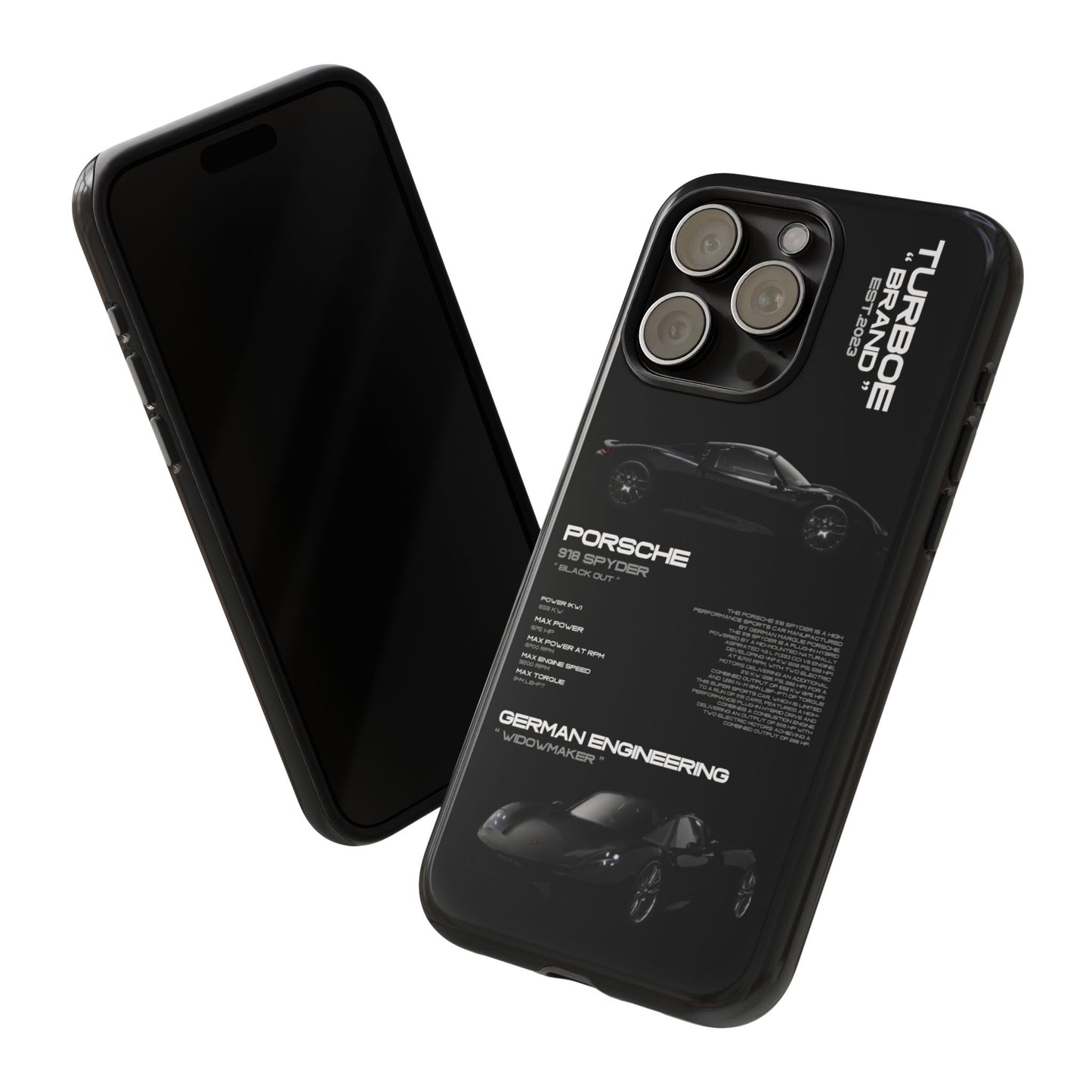 TURBOE PORSCHE SPYDER 918 PHONE CASES